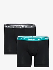 NIKE Underwear - BOXER BRIEF 2PK - zemākās cenas - black - dusty cactus/ cool grey wb - 0