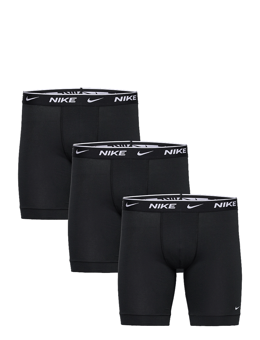 NIKE Underwear - EVERYDAY STRETCH LONG BOXER-3PK - boxershorts - black - 0
