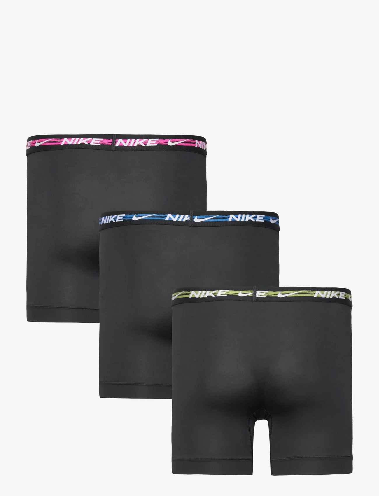 NIKE Underwear - BOXER BRIEF 3PK - zemākās cenas - blk/lsr fchs wb/pht blu wb/pear wb - 1