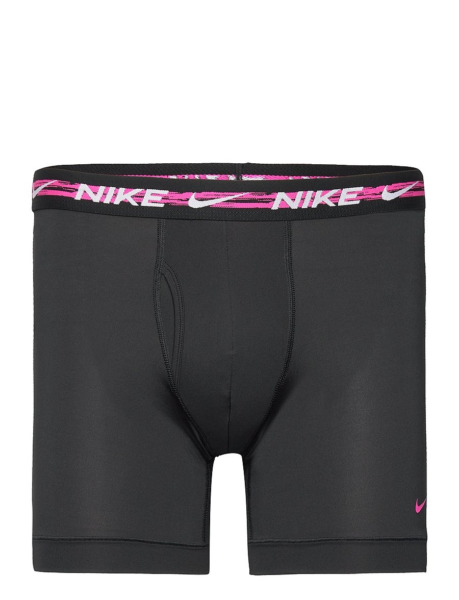 NIKE Underwear - BOXER BRIEF 3PK - blk/lsr fchs wb/pht blu wb/pear wb - 4
