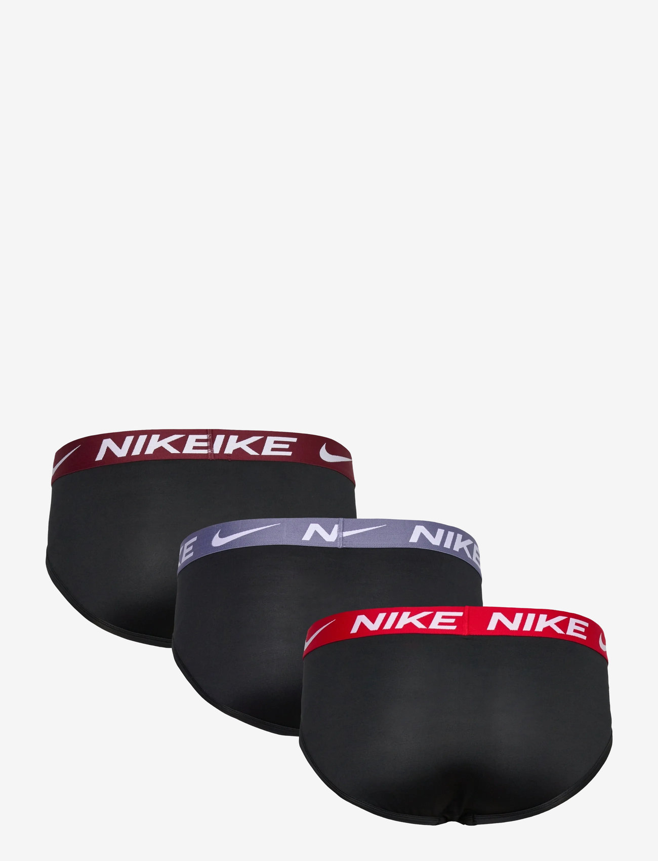 NIKE Underwear - HIP BRIEF 3PK - undertøj - blk wrld indg/uni red/drk tm red wb - 1