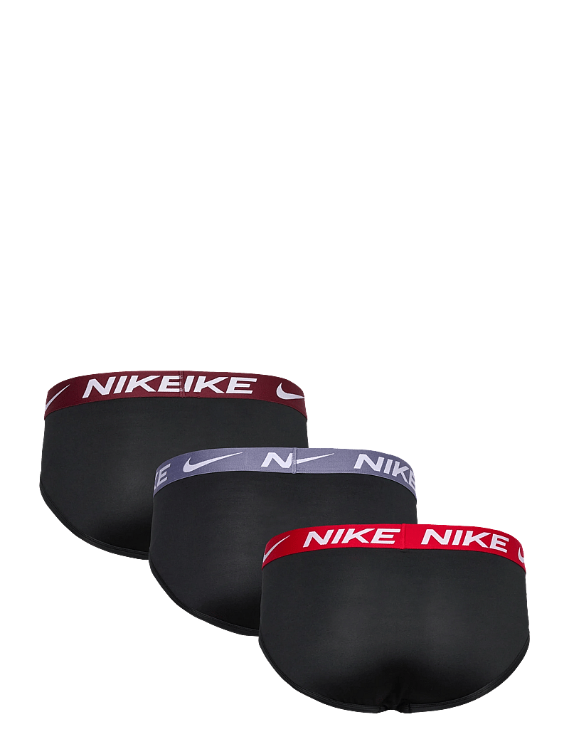 NIKE Underwear - HIP BRIEF 3PK - undertøj - blk wrld indg/uni red/drk tm red wb - 1