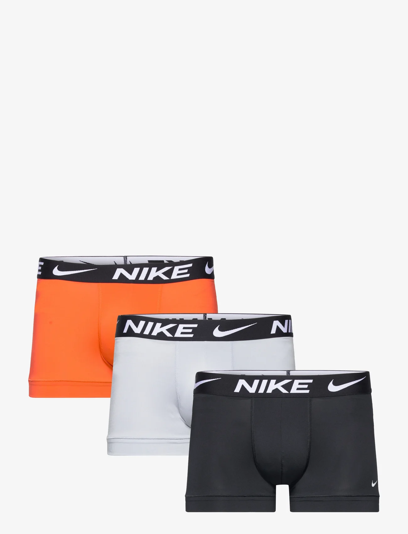 NIKE Underwear - TRUNK 3PK - zemākās cenas - team orange/wolf grey/ black - 0
