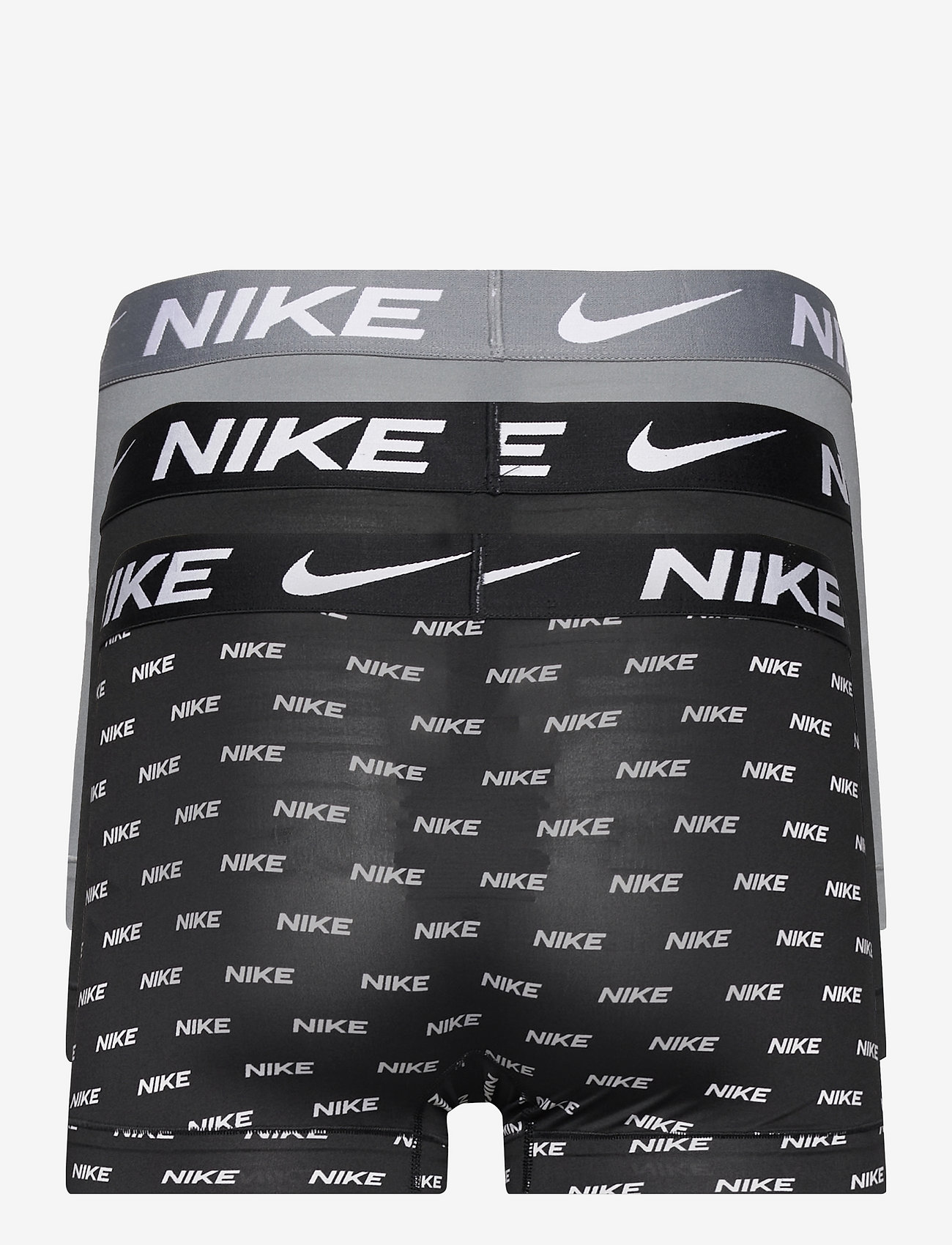 NIKE Underwear - TRUNK 3PK - boxerkalsonger - nike logo print/cool grey/black - 1