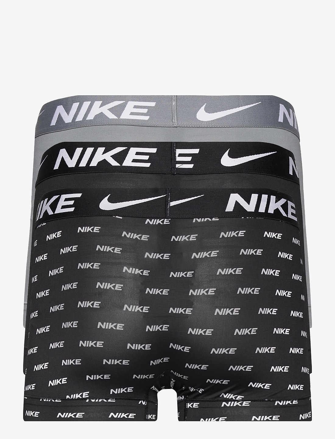 NIKE Underwear - TRUNK 3PK - boxers - nike logo print/cool grey/black - 1
