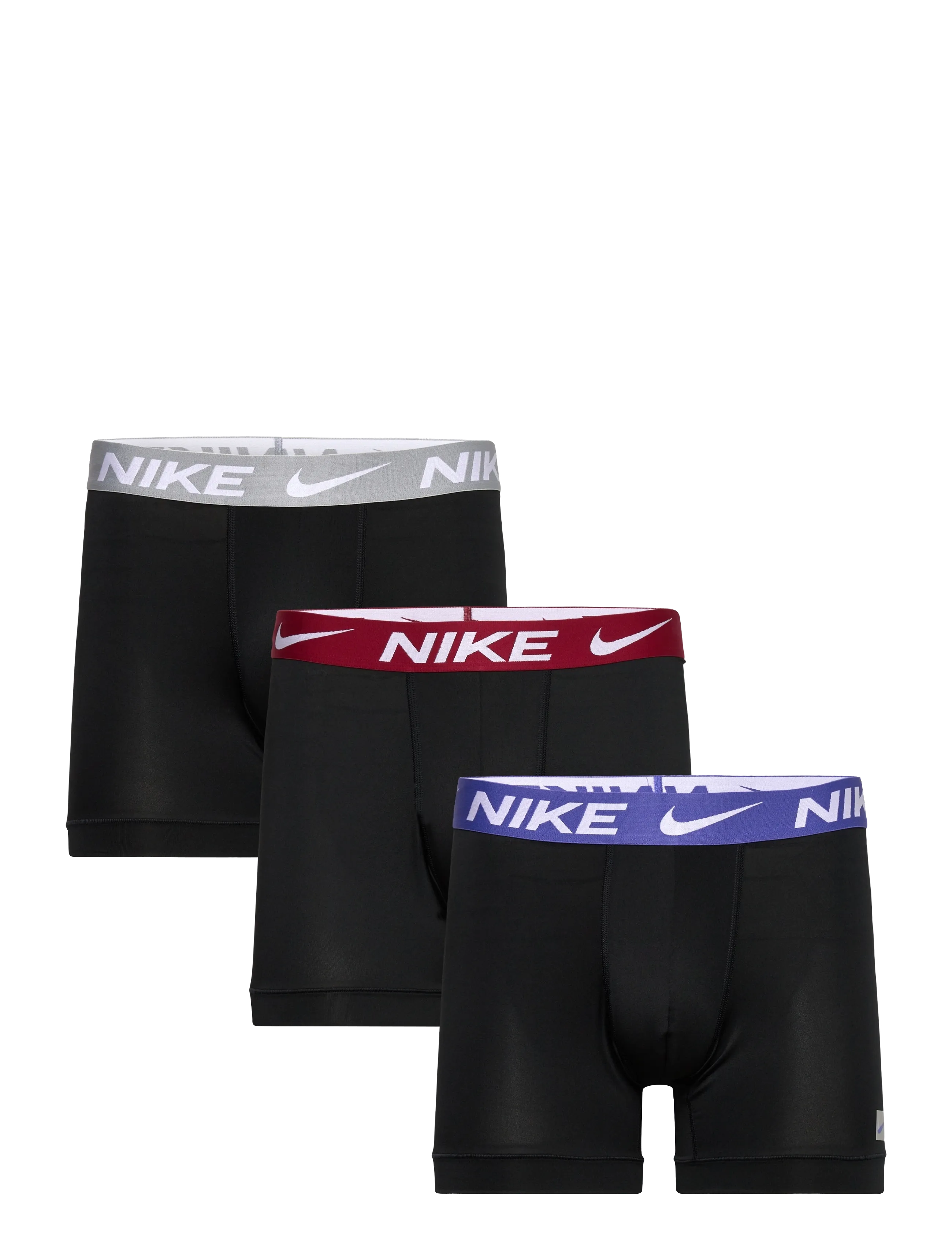 BOXER BRIEF 3PK - BLACK-SAPPHIRE WOLF GREY TEAM CRMSN