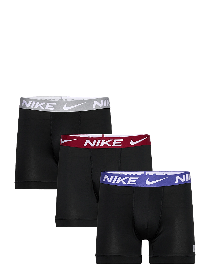 NIKE Underwear - BOXER BRIEF 3PK - boxershorts - black-sapphire wolf grey team crmsn - 0