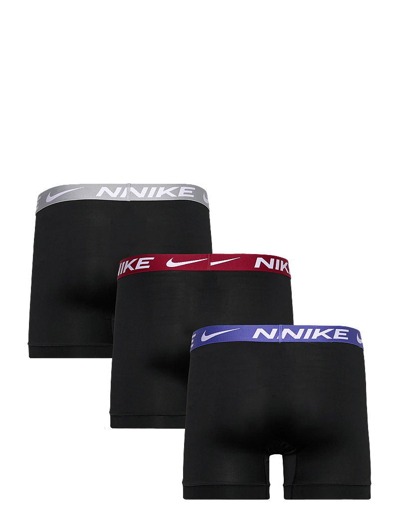 NIKE Underwear - BOXER BRIEF 3PK - boxershorts - black-sapphire wolf grey team crmsn - 1