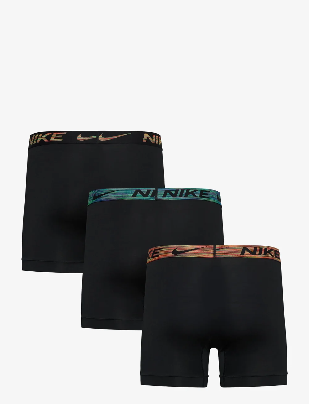 NIKE Underwear - BOXER BRIEF 3PK - bokseršorti - blk dty cts/grn stk/blk spce dye wb - 1