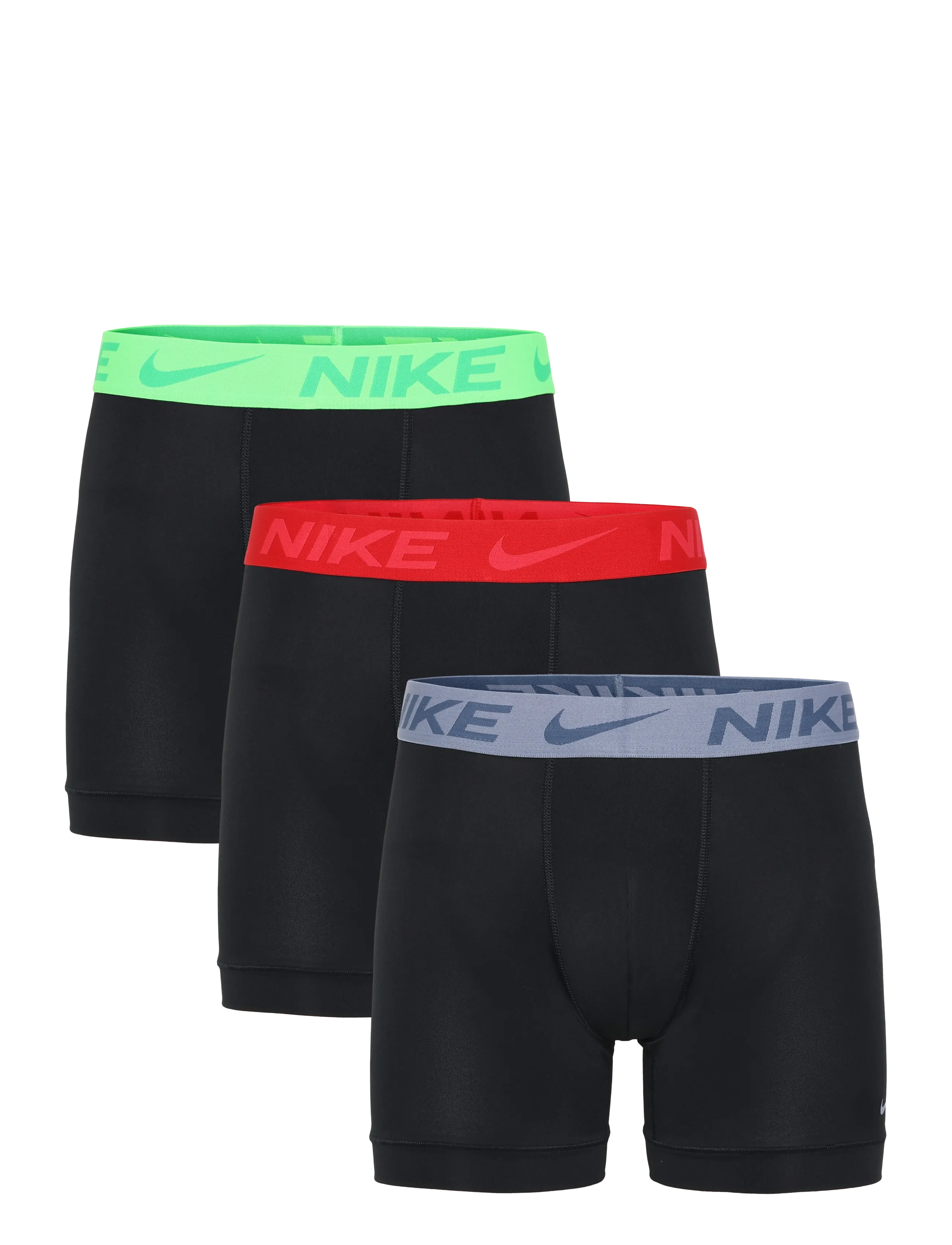 NIKE Underwear BOXER BRIEF 3PK - Multipack kalsonger - CHROME / black
