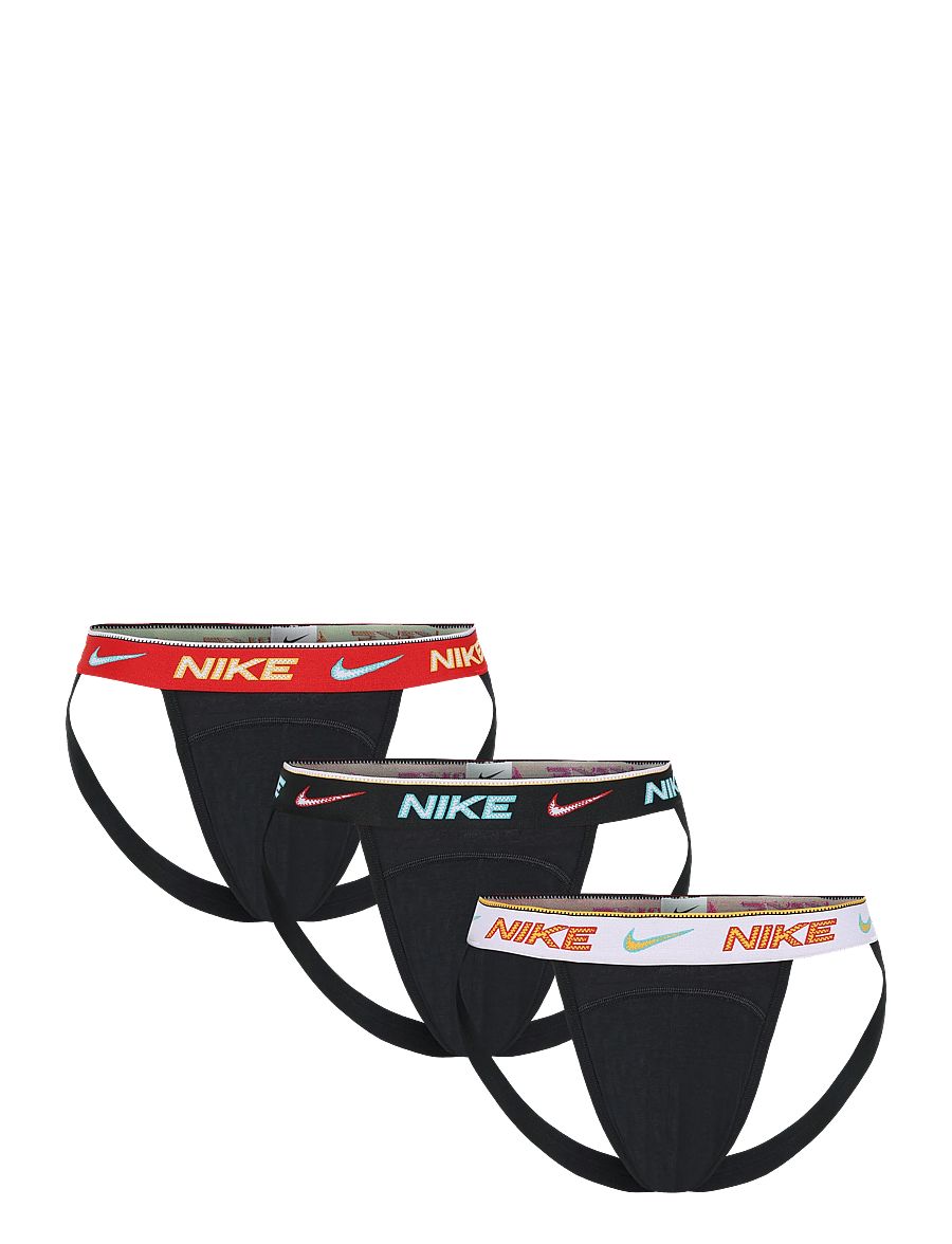 NIKE Underwear - COTTON STRETCH JOCK STRAP 3PK - unterwäsche & socken - steel grey - 0