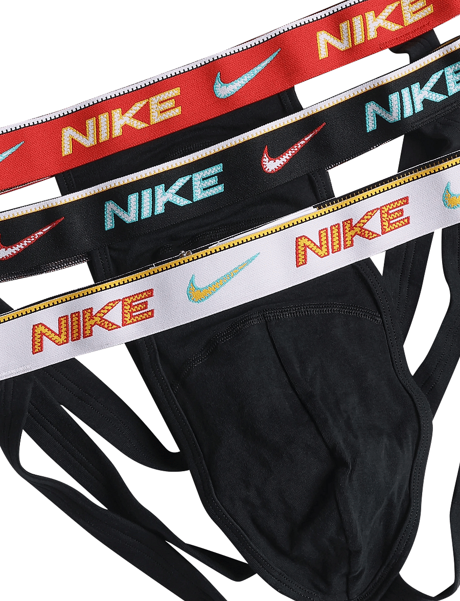NIKE Underwear - COTTON STRETCH JOCK STRAP 3PK - unterwäsche & socken - steel grey - 2