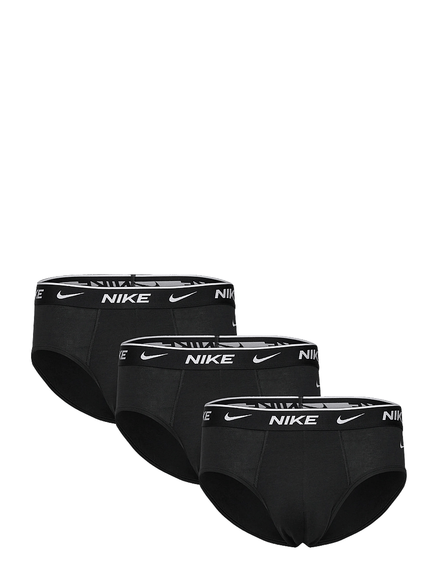 NIKE Underwear - COTTON STRETCH BRIEF 3PK - unterhosen im multipack - black - 0