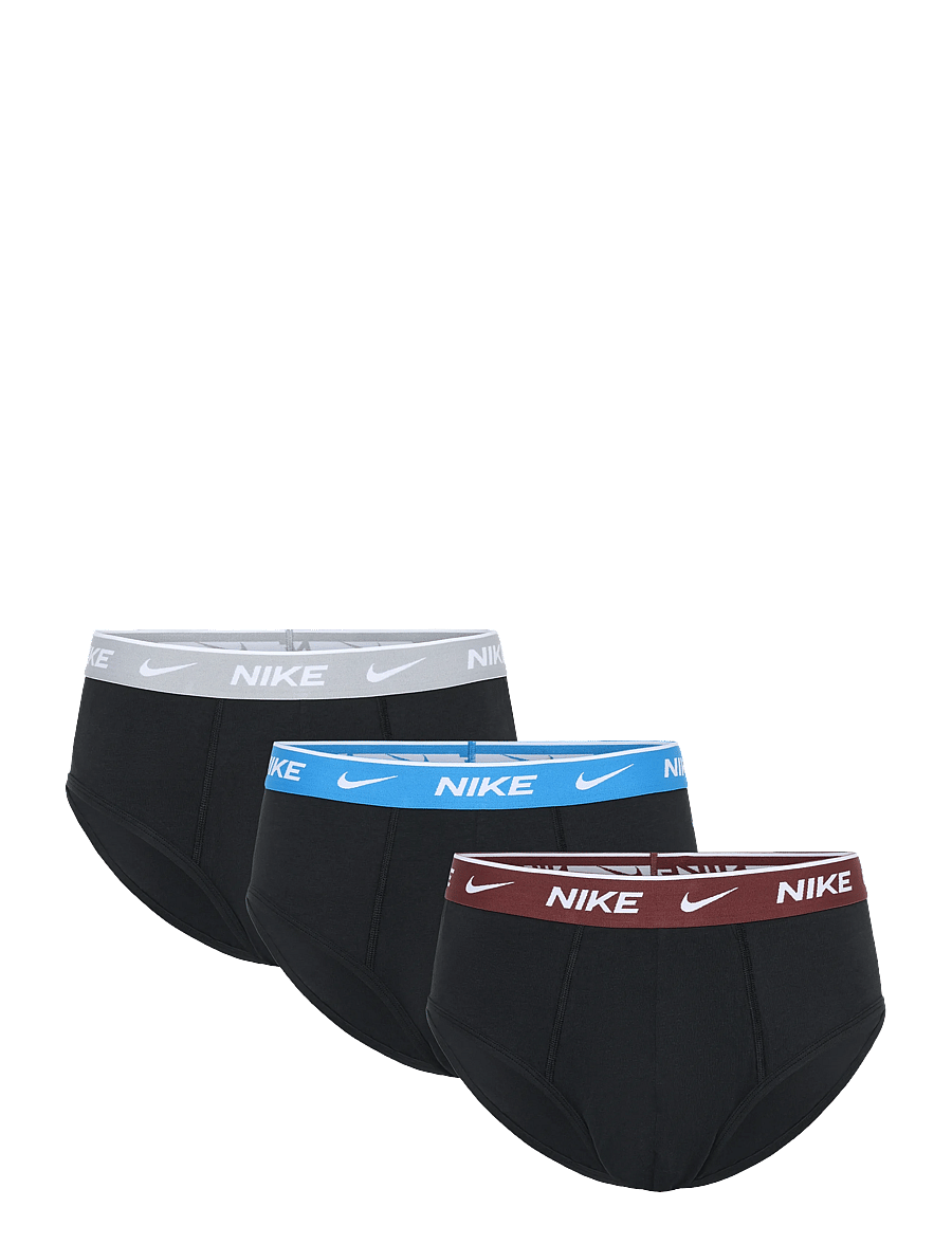 NIKE Underwear - COTTON STRETCH BRIEF 3PK - multipack kalsonger - open black - 0