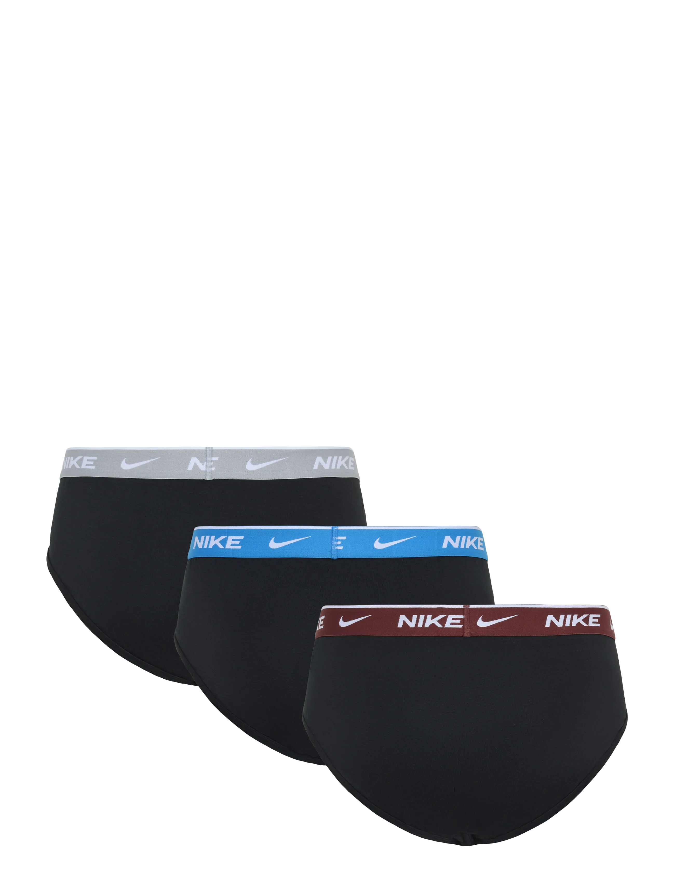 NIKE Underwear - COTTON STRETCH BRIEF 3PK - multipack kalsonger - open black - 1
