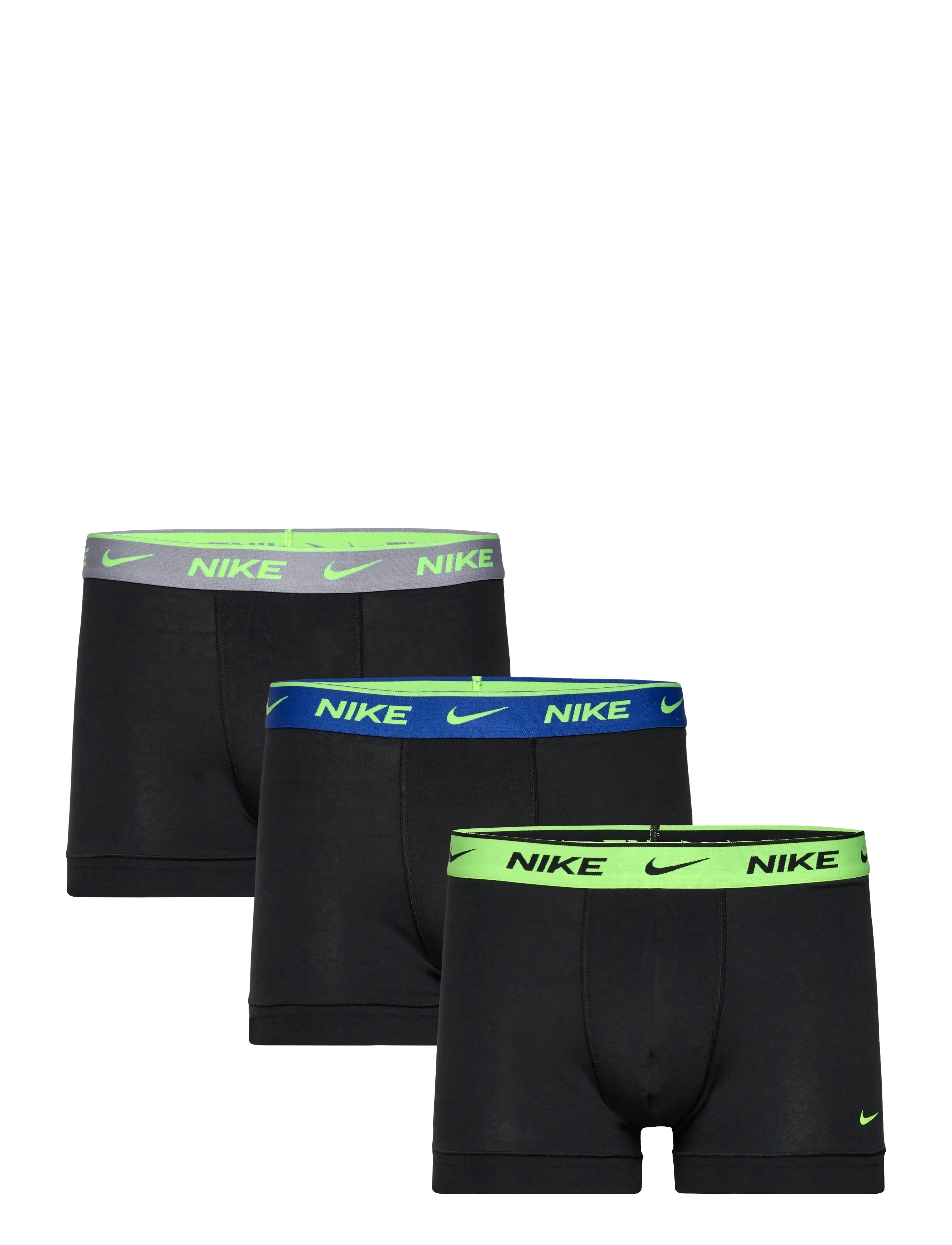 NIKE Underwear Cotton Stretch Trunk 3Pk, L, Sport, Schwarz - Boxer Shorts, Männerswear