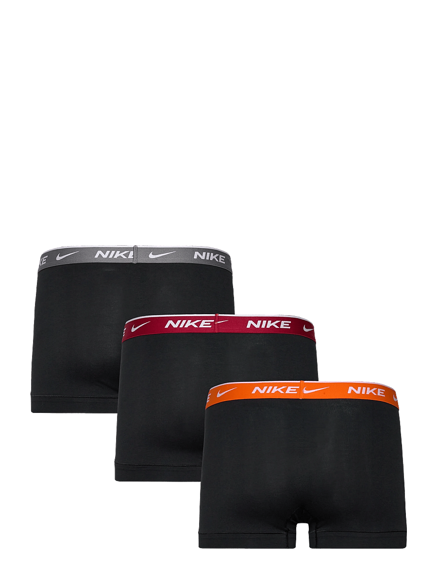 NIKE Underwear - TRUNK 3PK - multipack underpants - black orange - 1