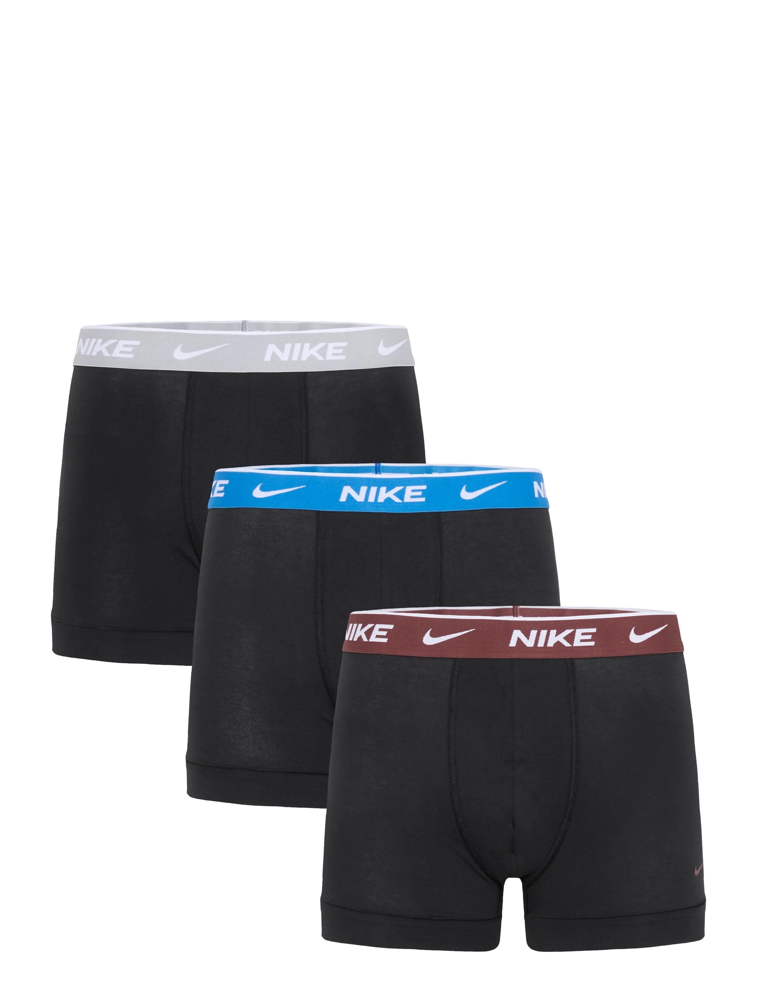 NIKE Underwear Cotton Stretch Trunk 3Pk, Herren, 3er-Pack Boxershorts, Schwarz, Gr.M