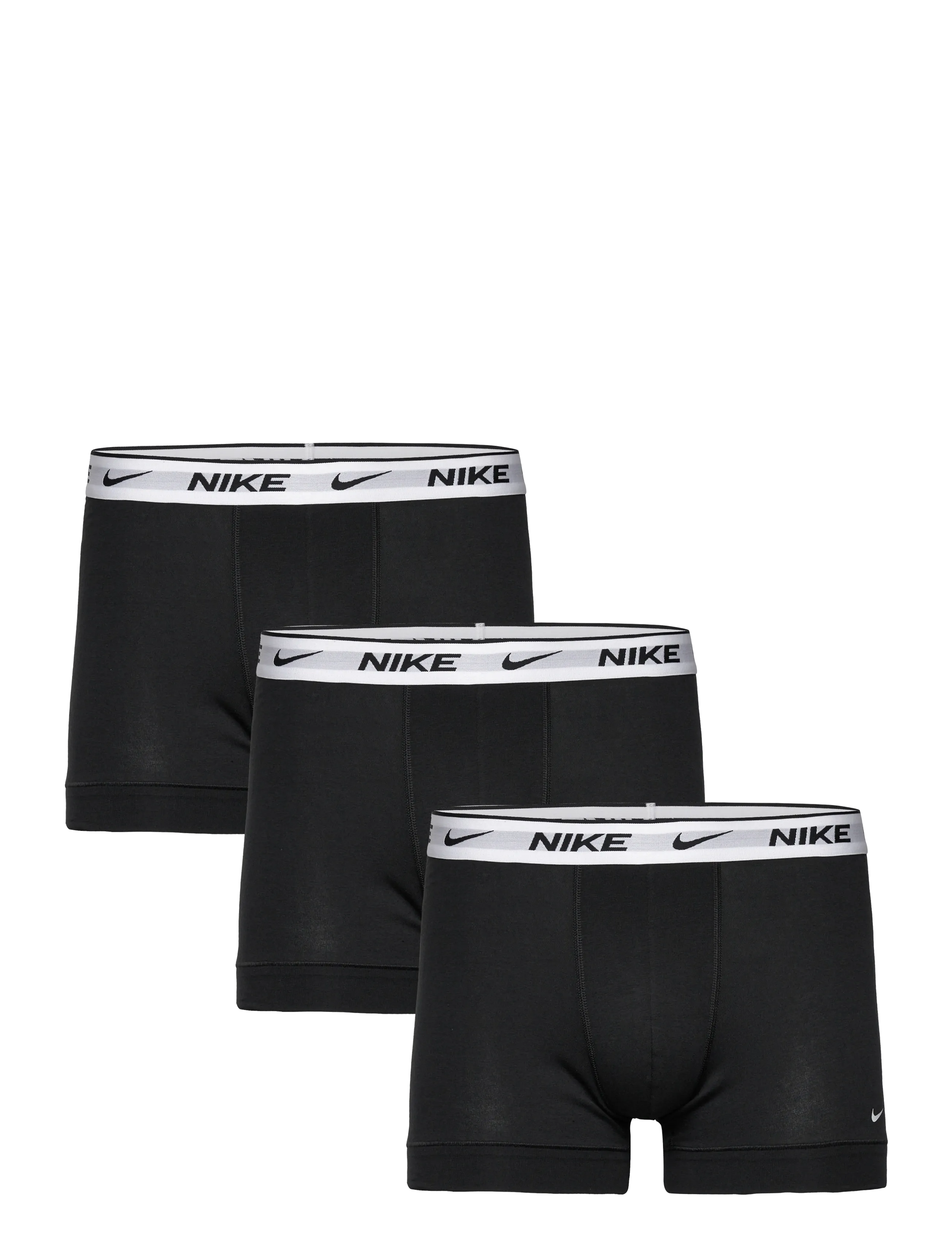 NIKE Underwear Cotton Stretch Trunk 3Pk, L, Sport, Schwarz - Boxer Shorts, Männerswear