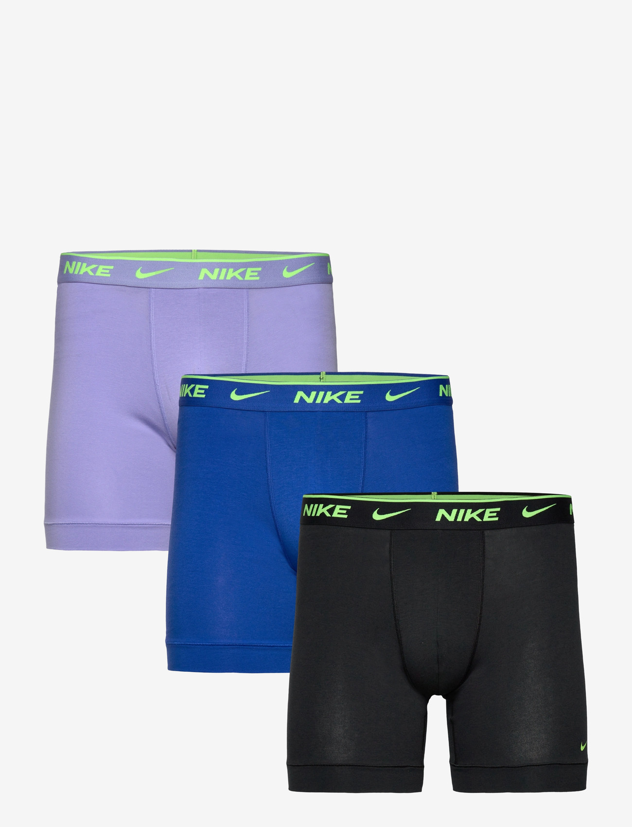 NIKE Underwear - COTTON STRETCH BOXER BRIEF 3PK - boxer briefs - light thistle  game royal  black - 0