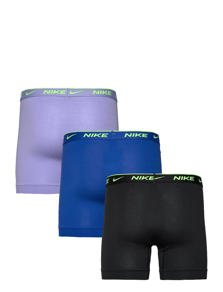 NIKE Underwear - COTTON STRETCH BOXER BRIEF 3PK - boxer briefs - light thistle game royal black - 1