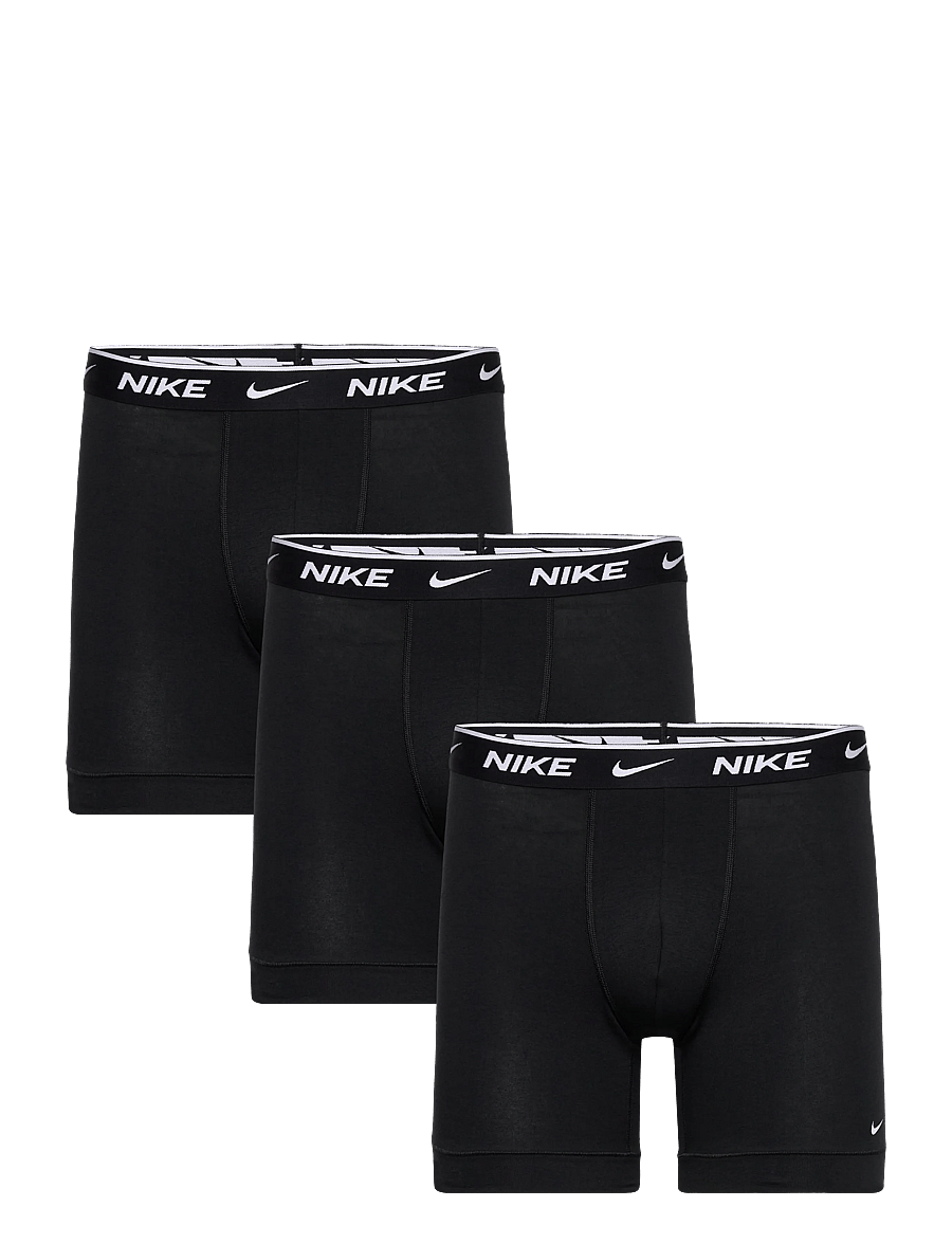 NIKE Underwear - COTTON STRETCH BOXER BRIEF 3PK - boxer briefs - black - 0