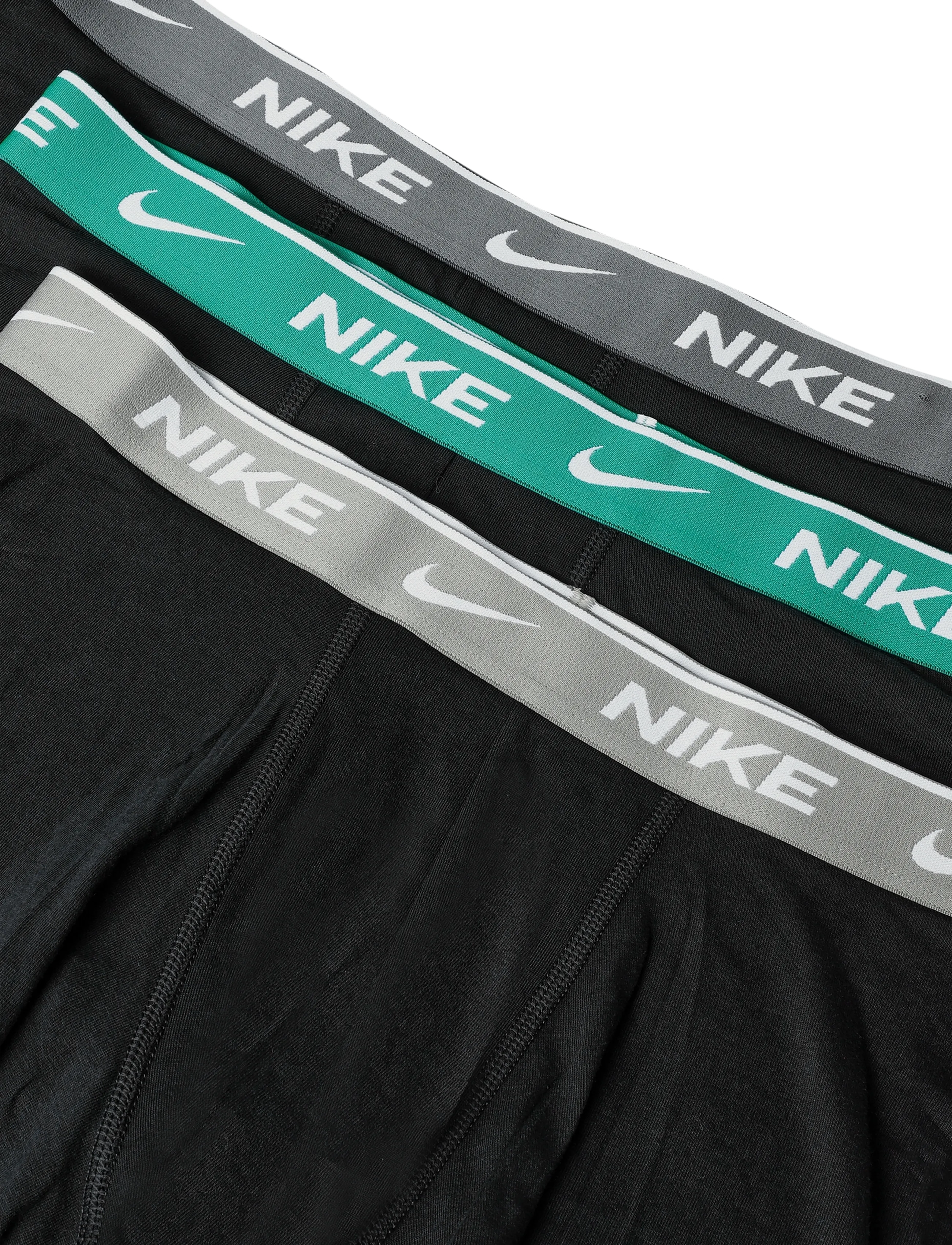 NIKE Underwear - COTTON STRETCH BOXER BRIEF 3PK - multipack kalsonger - military - 2