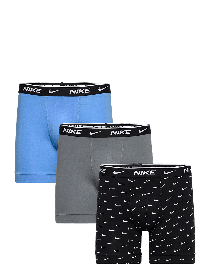 NIKE Underwear - COTTON STRETCH BOXER BRIEF 3PK - boxer briefs - open - 0