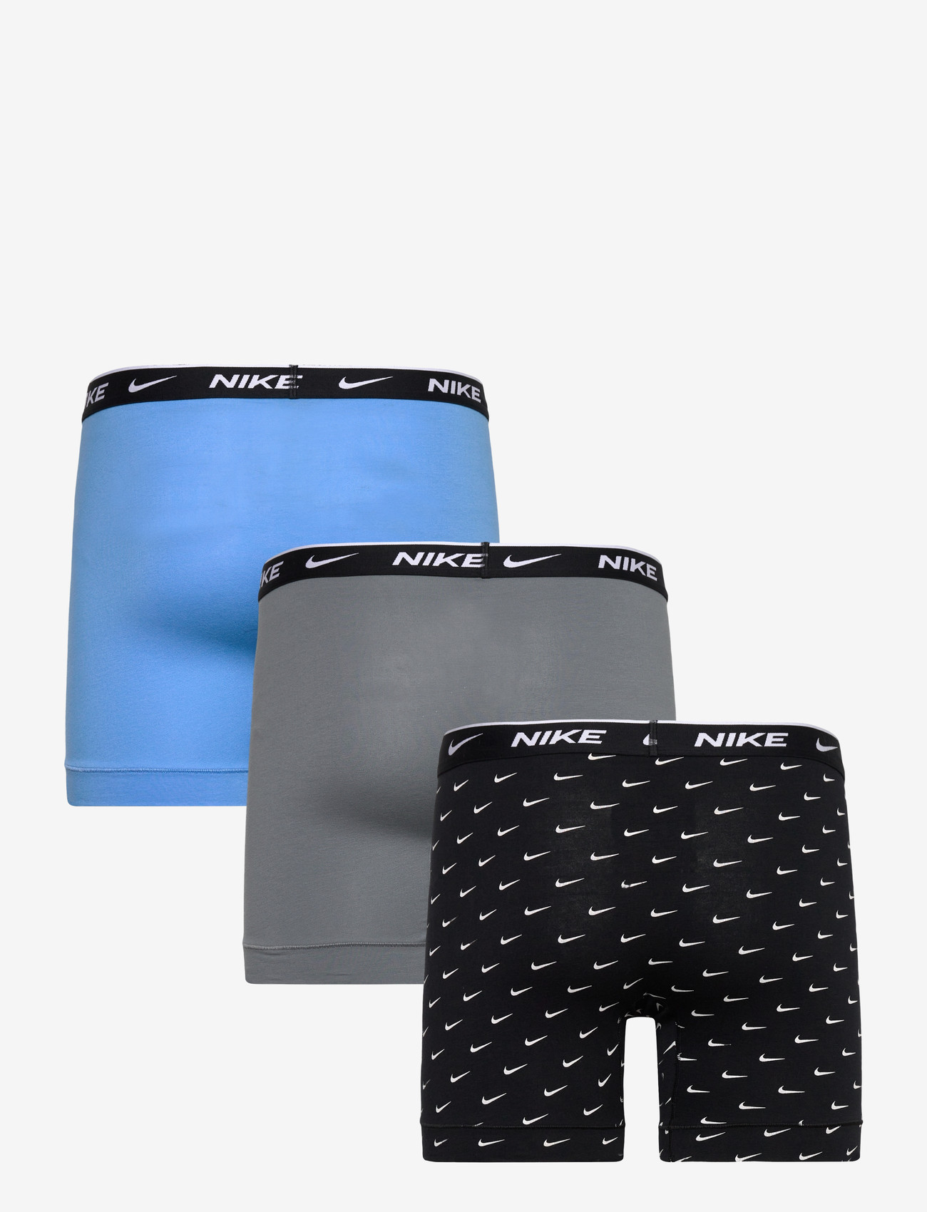 NIKE Underwear - COTTON STRETCH BOXER BRIEF 3PK - boxer briefs - open - 1