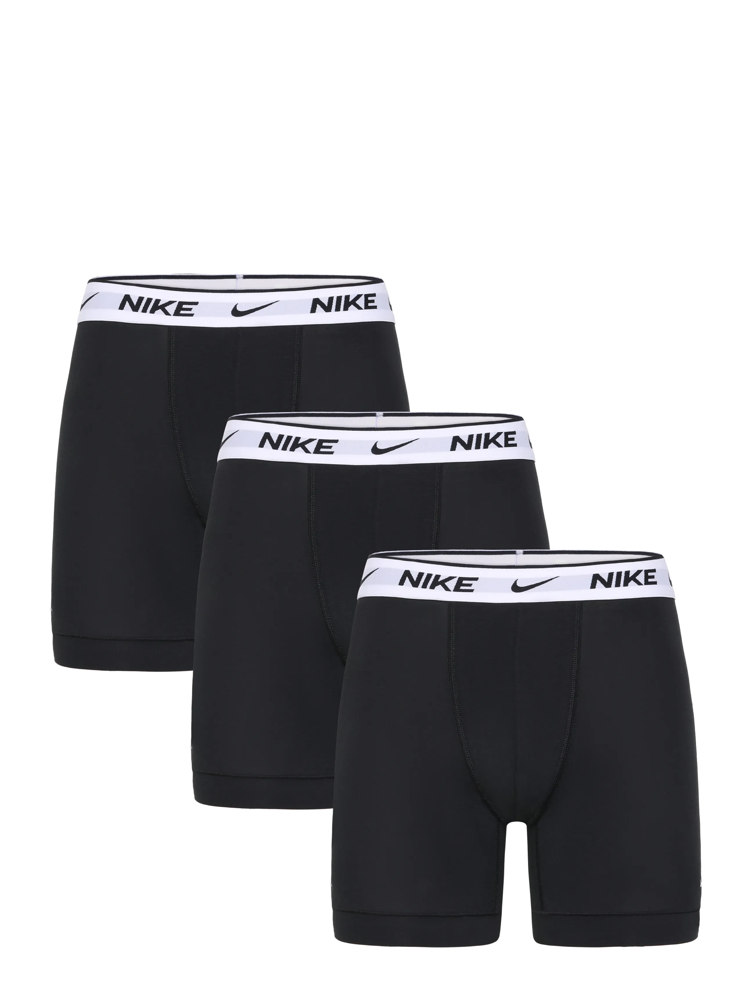 NIKE Underwear COTTON STRETCH BOXER BRIEF 3PK - Multipack kalsonger - PEARL BLUE / black