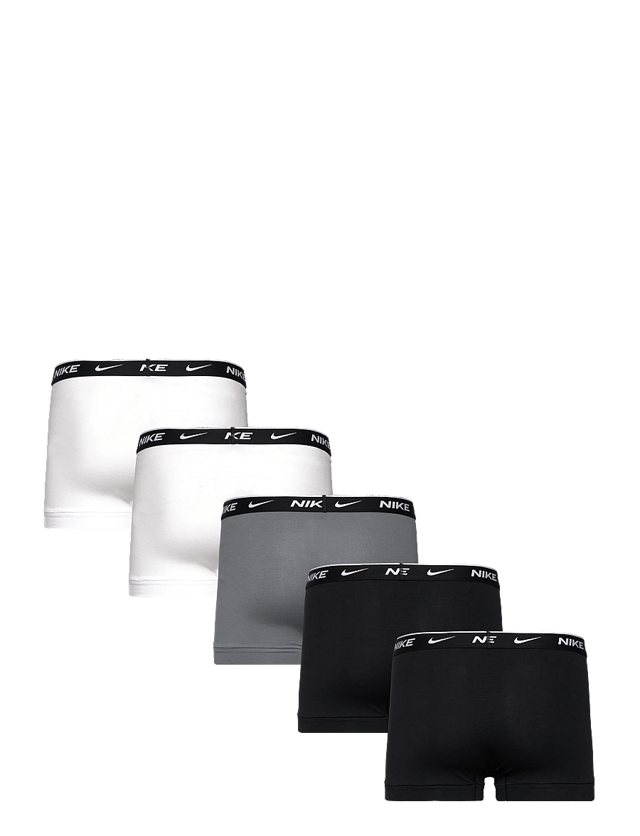 NIKE Underwear - ESSENTIAL COTTON STRETCH TRUNK 5 - boxershortser - white cool grey black white black - 1