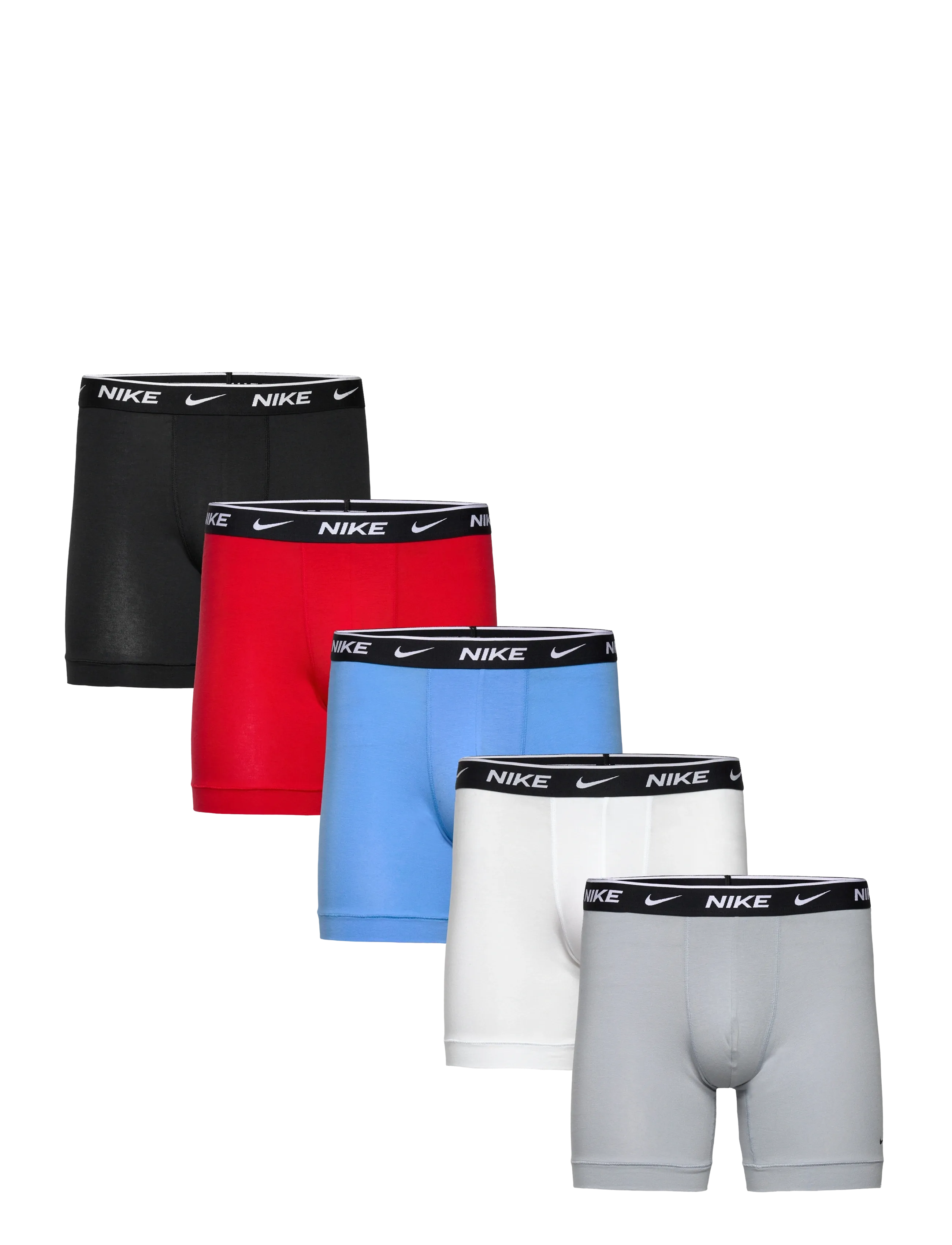 NIKE Underwear BOXER BRIEF 5PK - Tøj - BLK UNI RED WLF GREY WHITE UNI BLUE / black