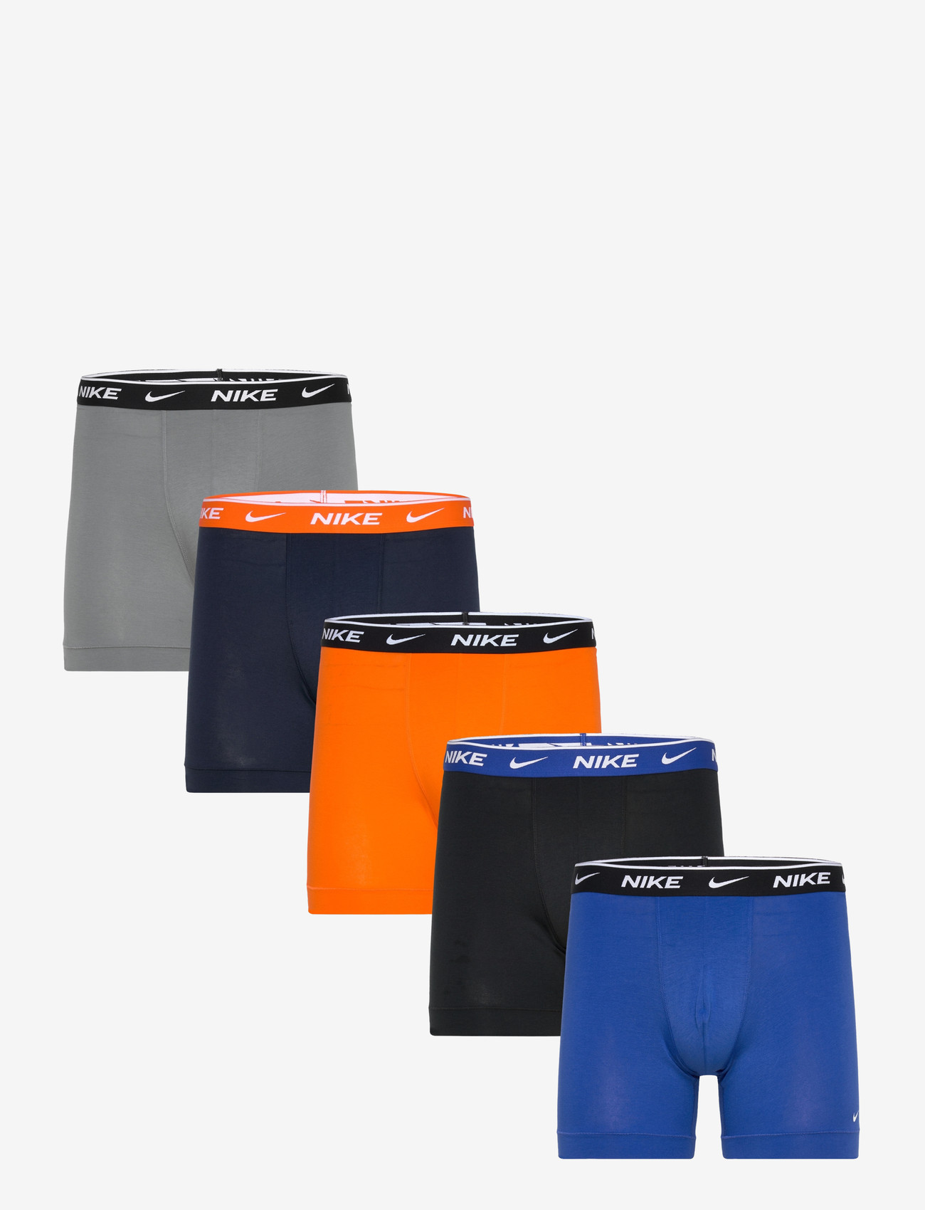 NIKE Underwear - BOXER BRIEF 5PK - boxershorts - saft orng obsdn cl gry gme royl blk - 0