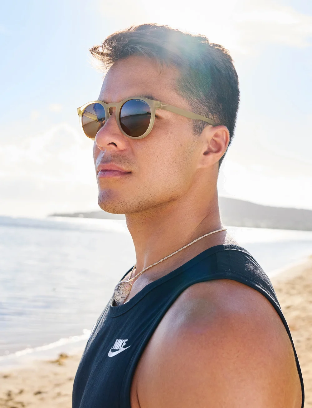 NIKE Vision - NIKE SWERVE P - briller - matte team gold/polar brown - 4