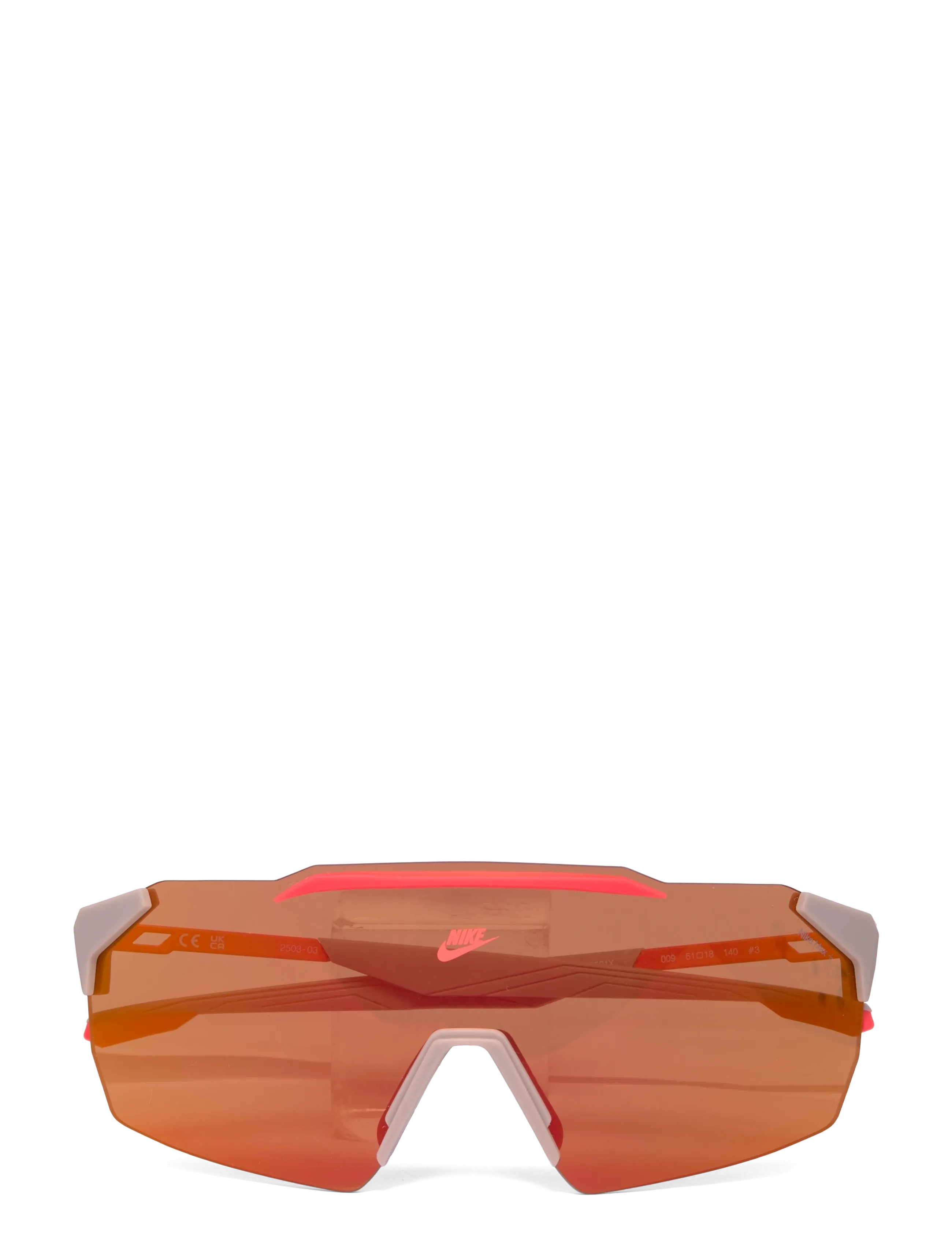 NIKE Vision NIKE LIMITLESS SHIELD - Bekijk Alles - COLLEGE GREY / ORANGE MIRROR / orange