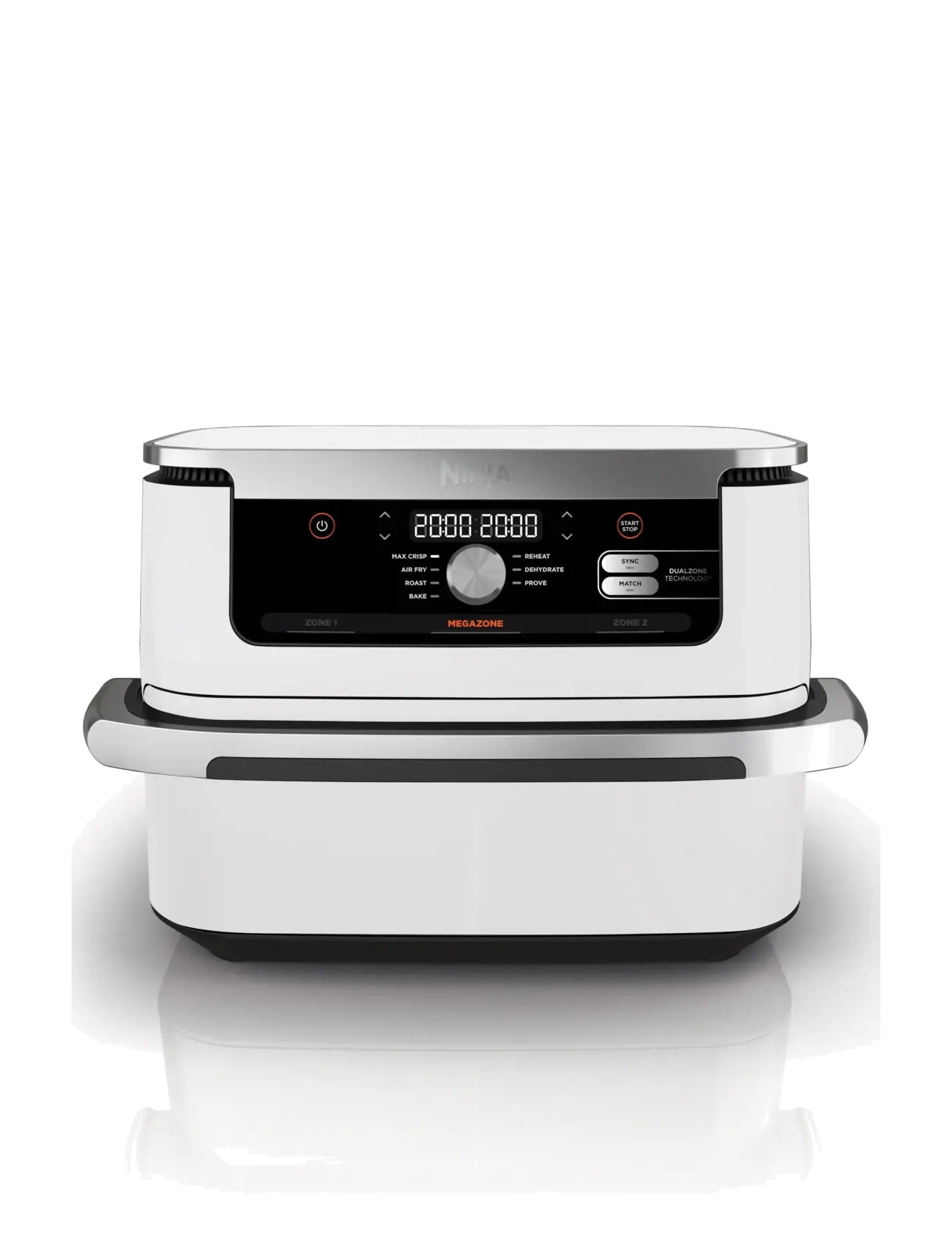 Ninja Foodi Af500Euwh Flexdrawer Air Fryer 10.4L, Airfryer, Hvid, Str: 10.4 L