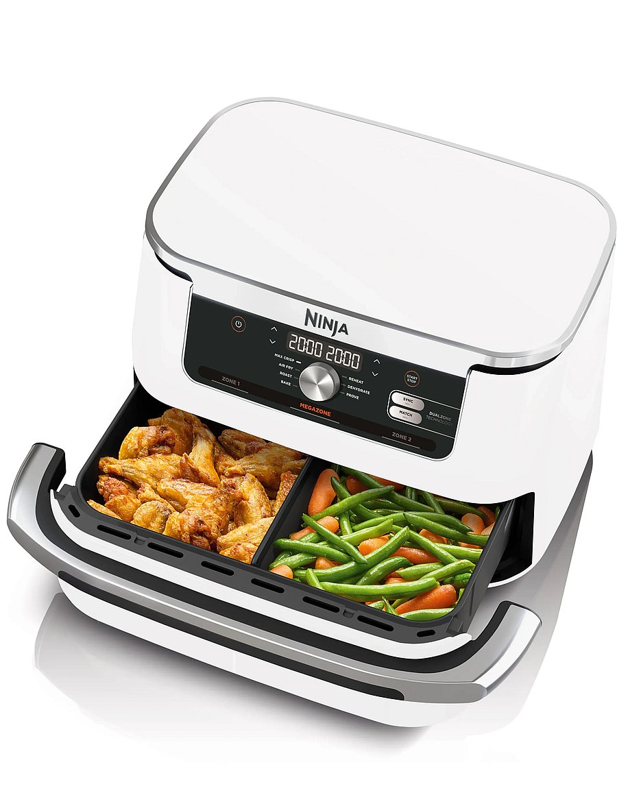 Ninja - NINJA FOODI AF500EUWH FLEXDRAWER AIR FRYER 10.4L - kuumaõhufritüürid - white - 2