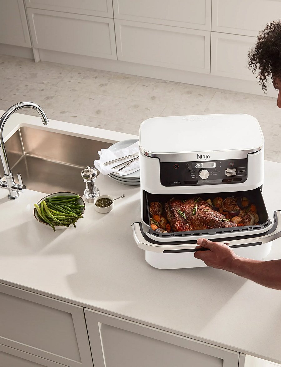 Ninja - NINJA FOODI AF500EUWH FLEXDRAWER AIR FRYER 10.4L - kuumaõhufritüürid - white - 4