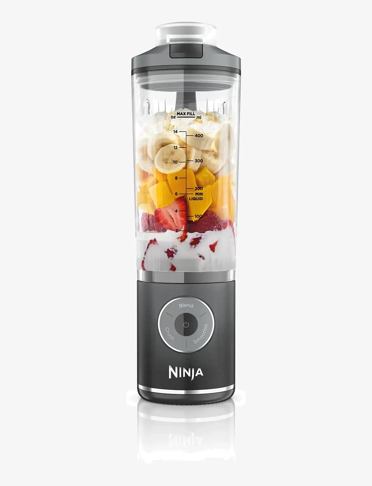 Ninja NINJA BLAST MAX PORTABLE BLENDER - COOL GREY - Mixer - GREY / clear