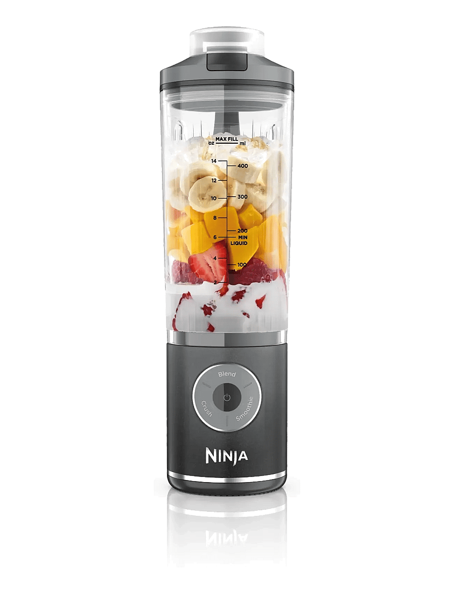 Ninja - NINJA BLAST MAX PORTABLE BLENDER - COOL GREY - mikserid ja blenderid - grey - 1