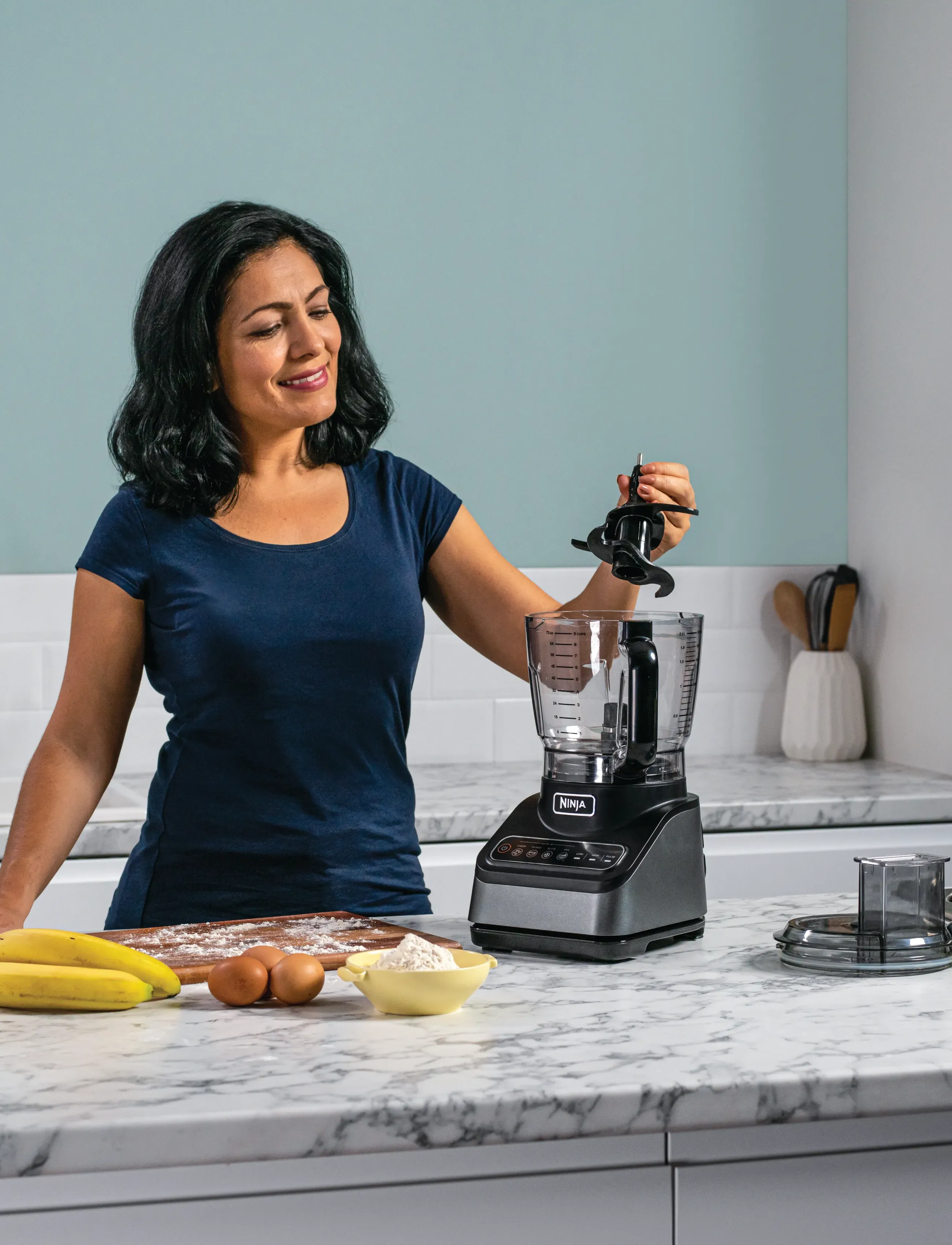 Ninja - NINJA BN650EU FOOD PROCESSOR WITH AUTO-IQ - shop by price - black - 5
