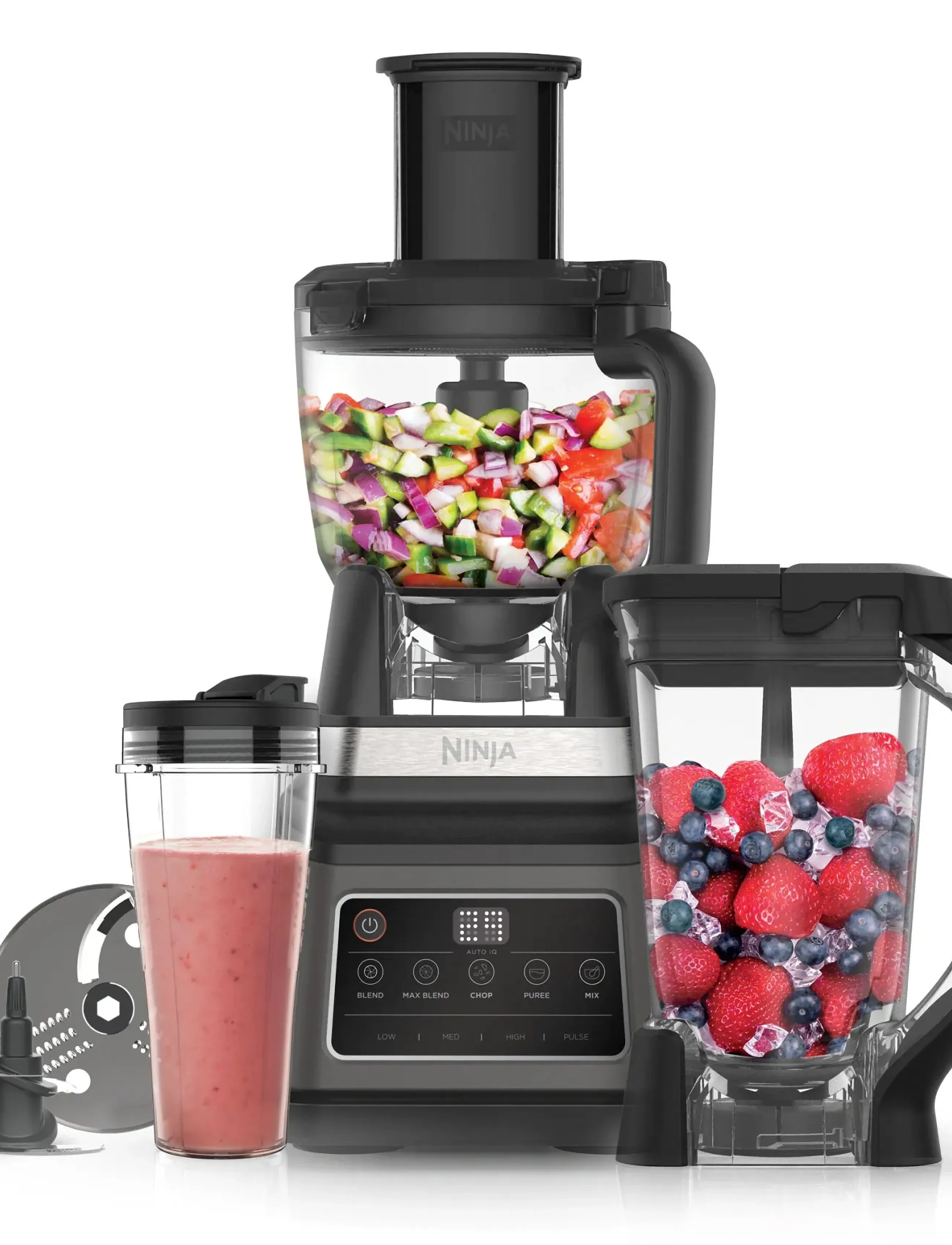 Ninja - NINJA BN800EU 3-IN-1 FOOD PROCESSOR WITH AUTO-IQ - køb efter pris - black - 2