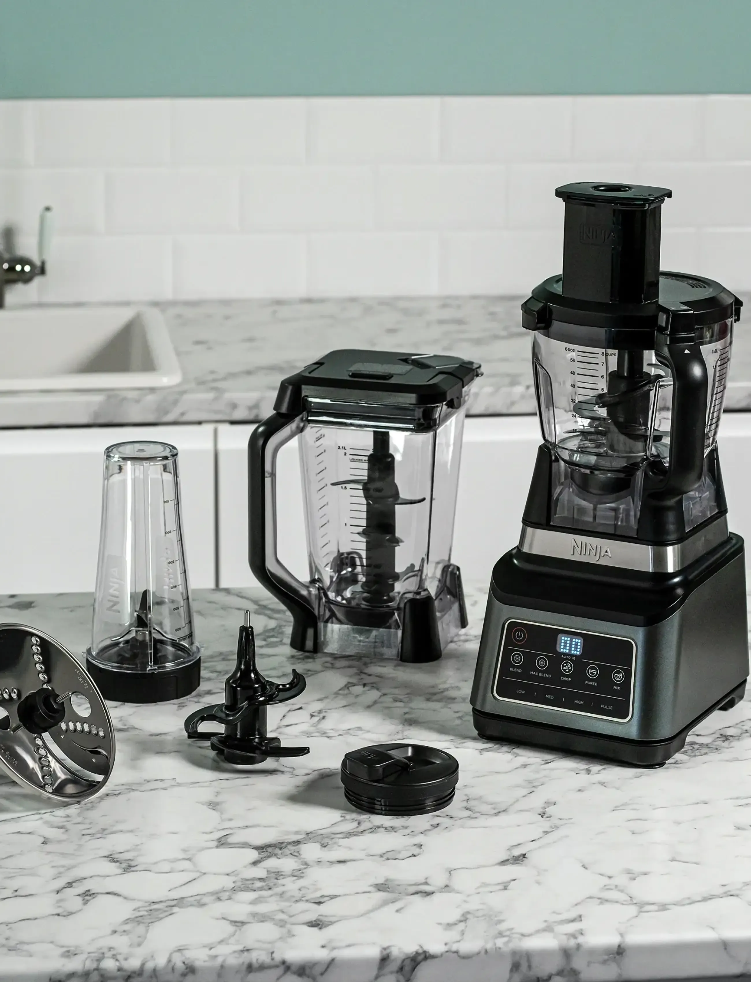 Ninja - NINJA BN800EU 3-IN-1 FOOD PROCESSOR WITH AUTO-IQ - køb efter pris - black - 4