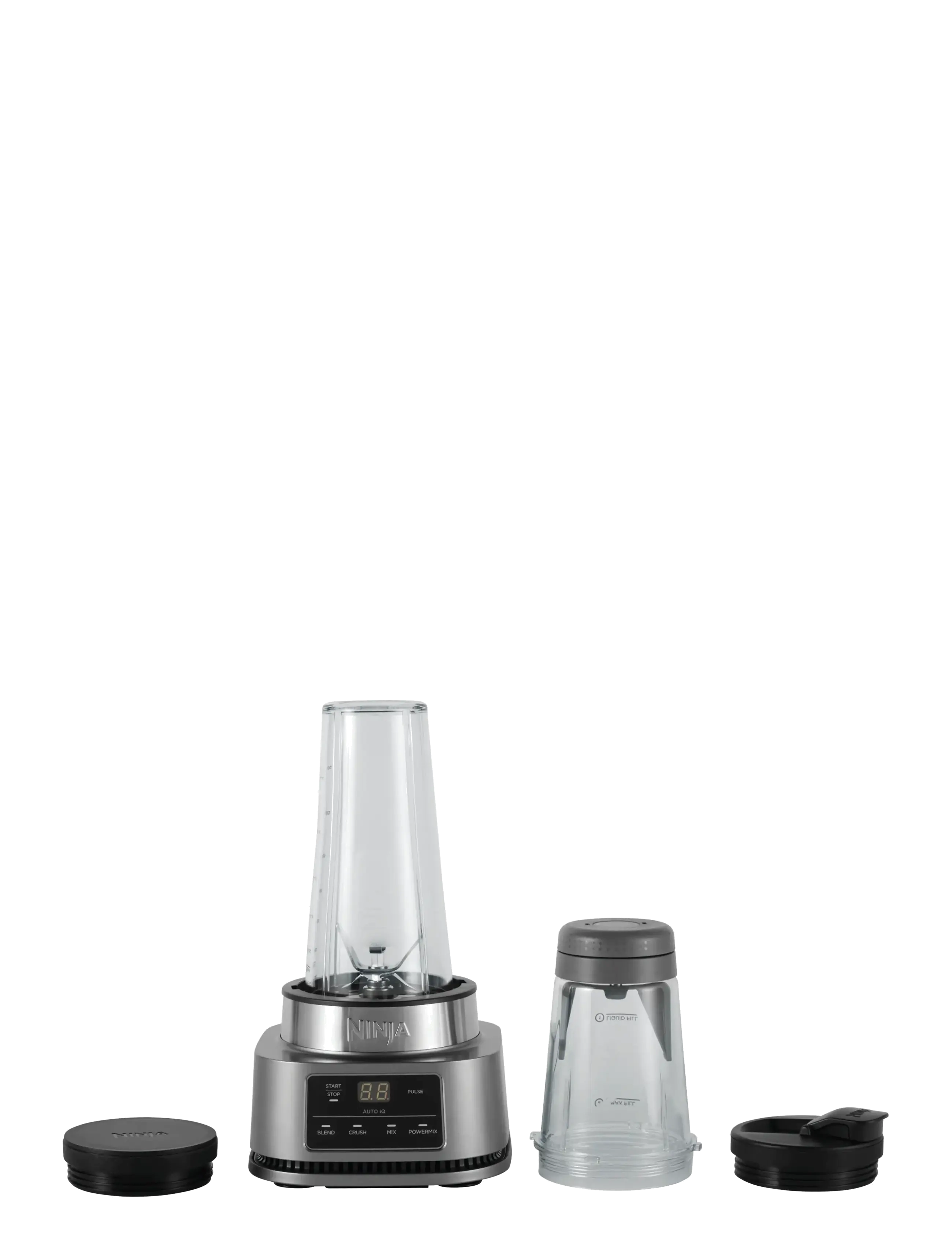 Ninja Foodi Cb100Eu Power Nutri Blender 2In1 W. Smart Torque Och Auto-Iq 1100W, Mixer og blender, Grå, Str: ONE SIZE