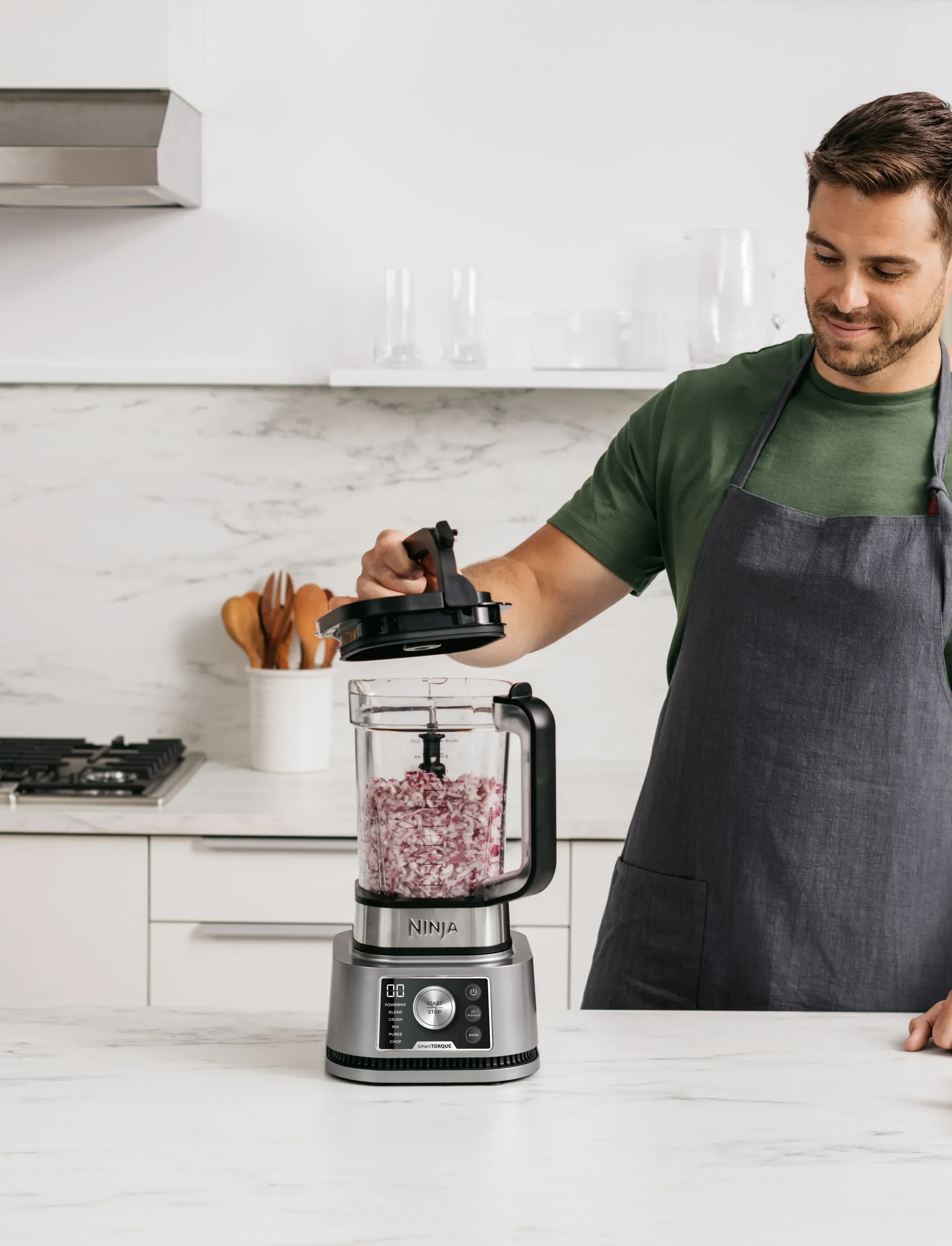 Ninja - NINJA FOODI CB350EU POWER NUTRI BLENDER 3I1 W. SMART TORQUE & AUTO-IQ 1200W - mélangeurs - silver - 4