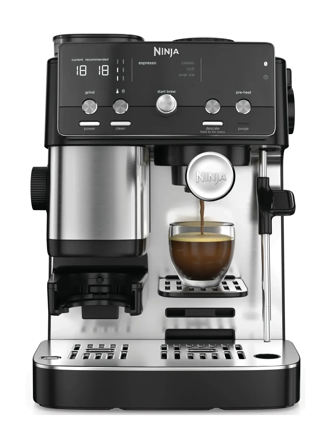 Ninja Ninja LUXE™ Café Mini – 2‑i‑1 kompakt kaffebryggare - Visa allt - BLACK / black