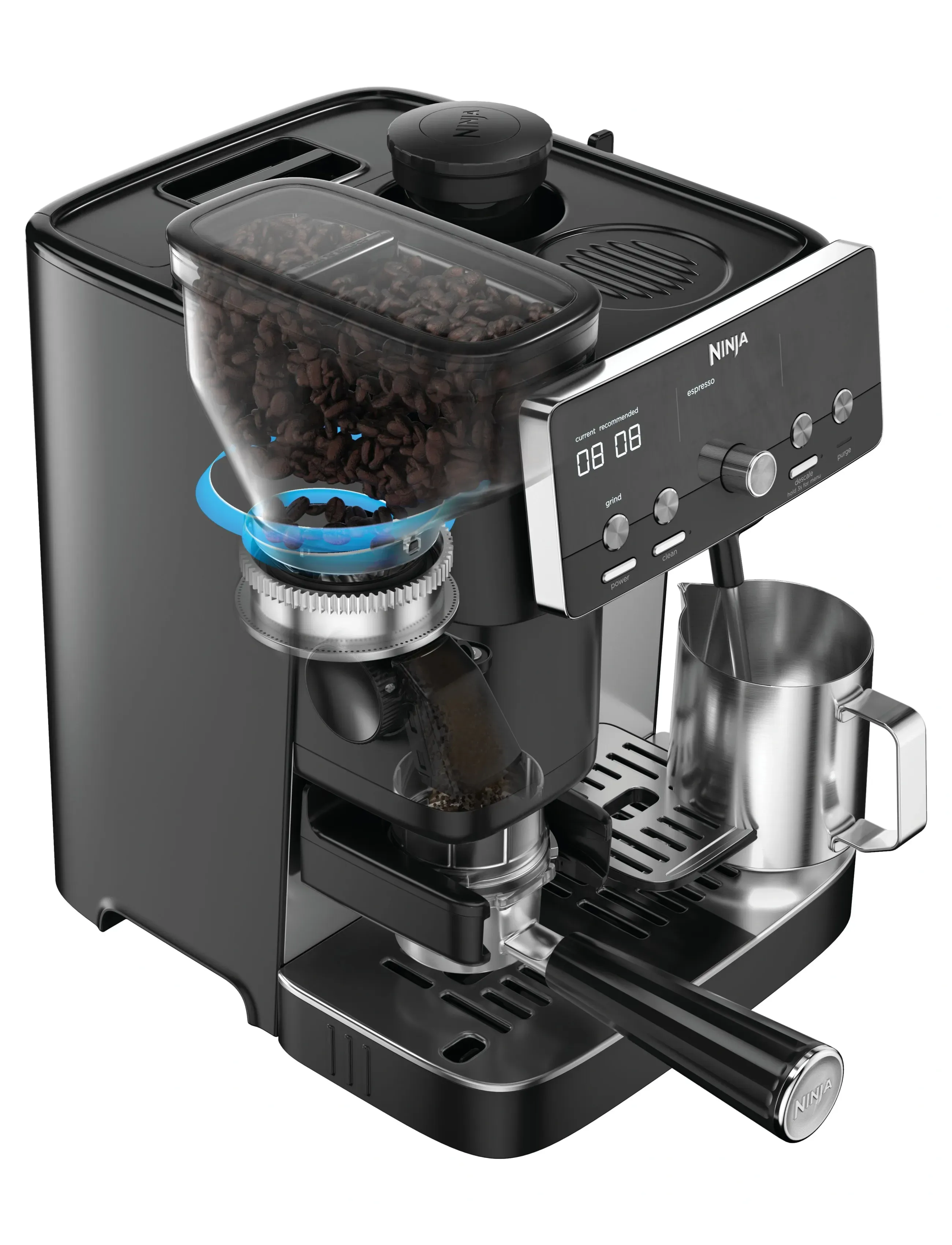 Ninja - Ninja LUXE™ Café Mini – 2‑i‑1 kompakt kaffebryggare - black - 4