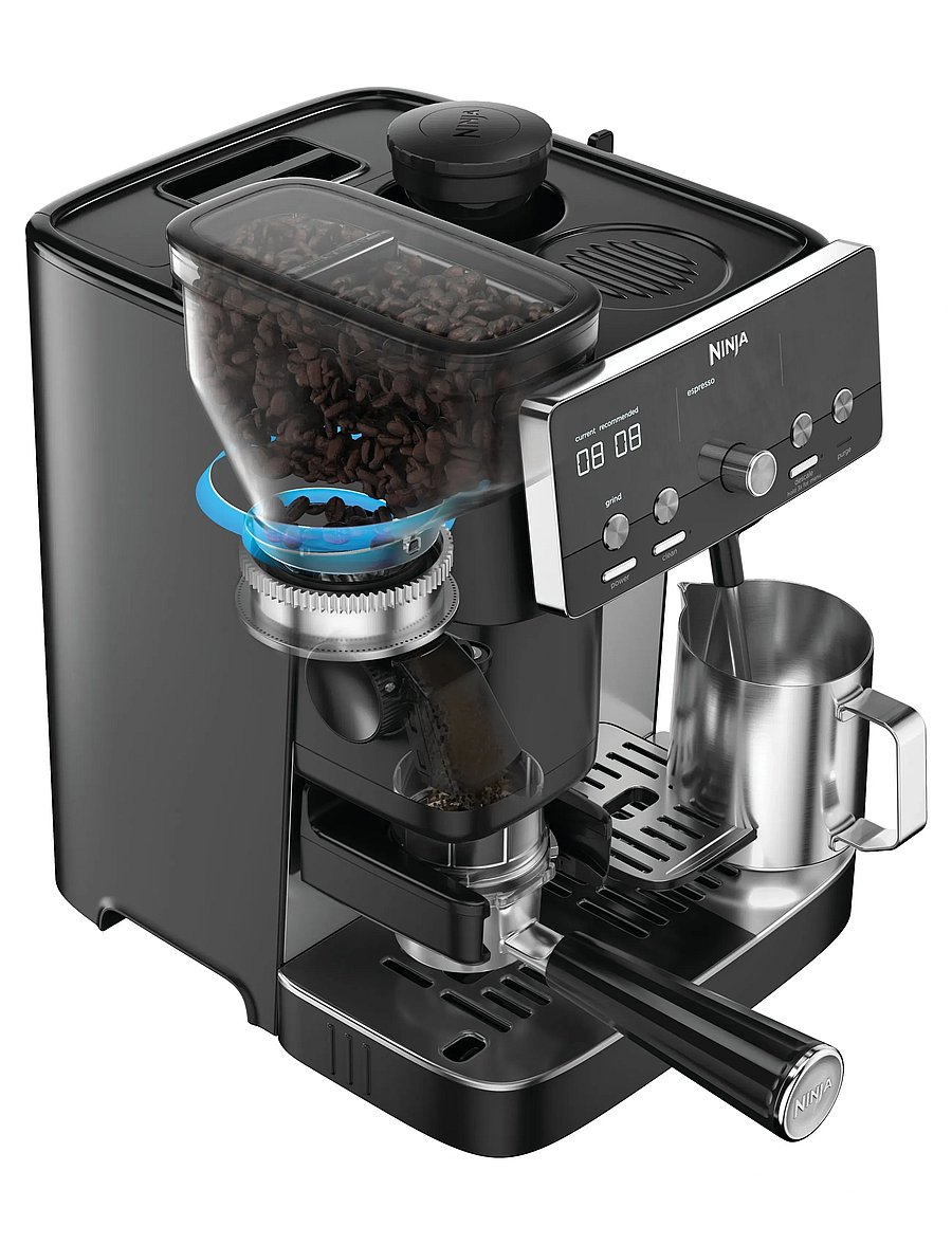 Ninja - NINJA LUXE™ CAFÉ Mini - 2-in-1 compact brewing system - black - 4