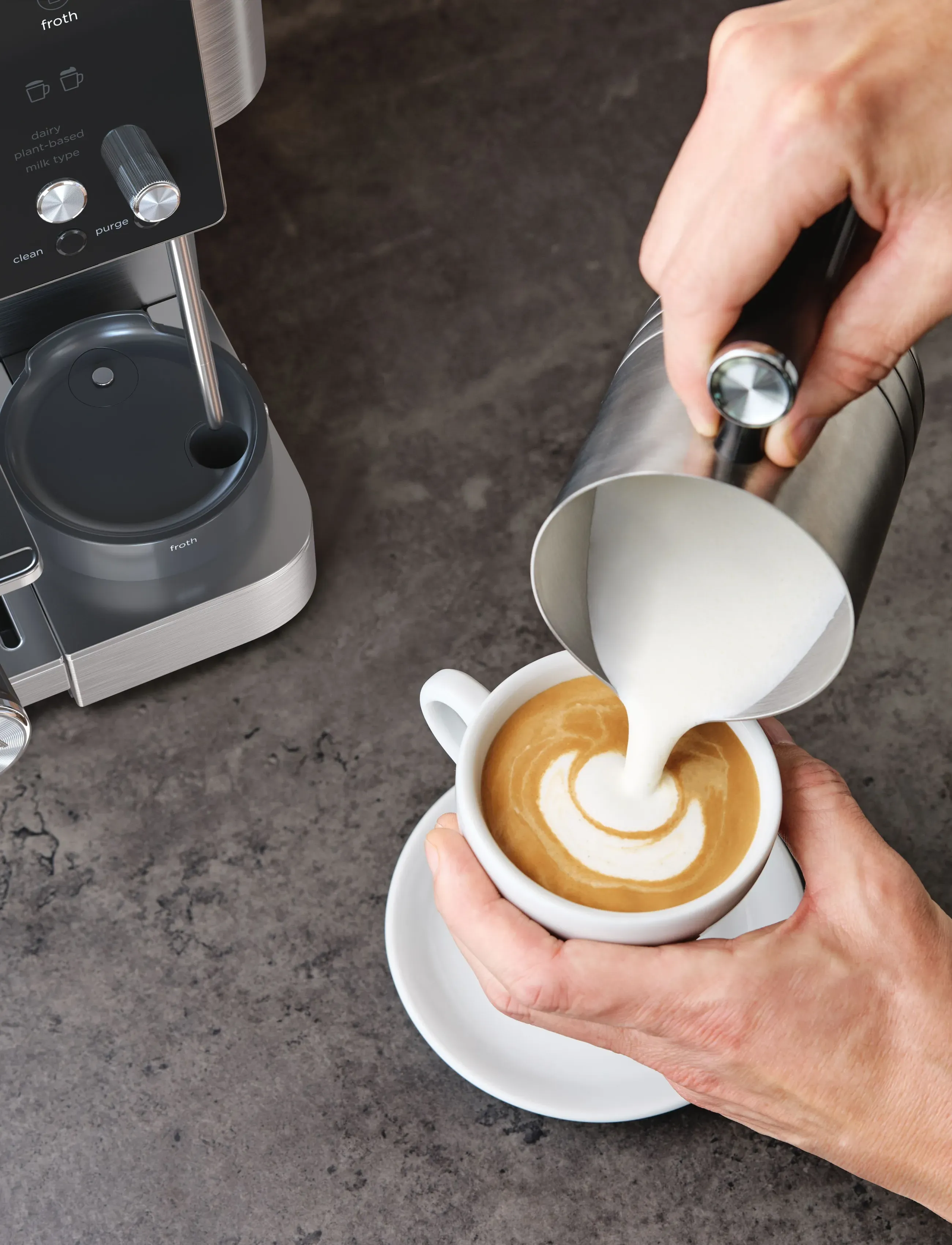 Ninja Luxe Café Essential 2-I-1 Espresso Machine, One Size, Coffee Makers, Silber - Machines, Homeware