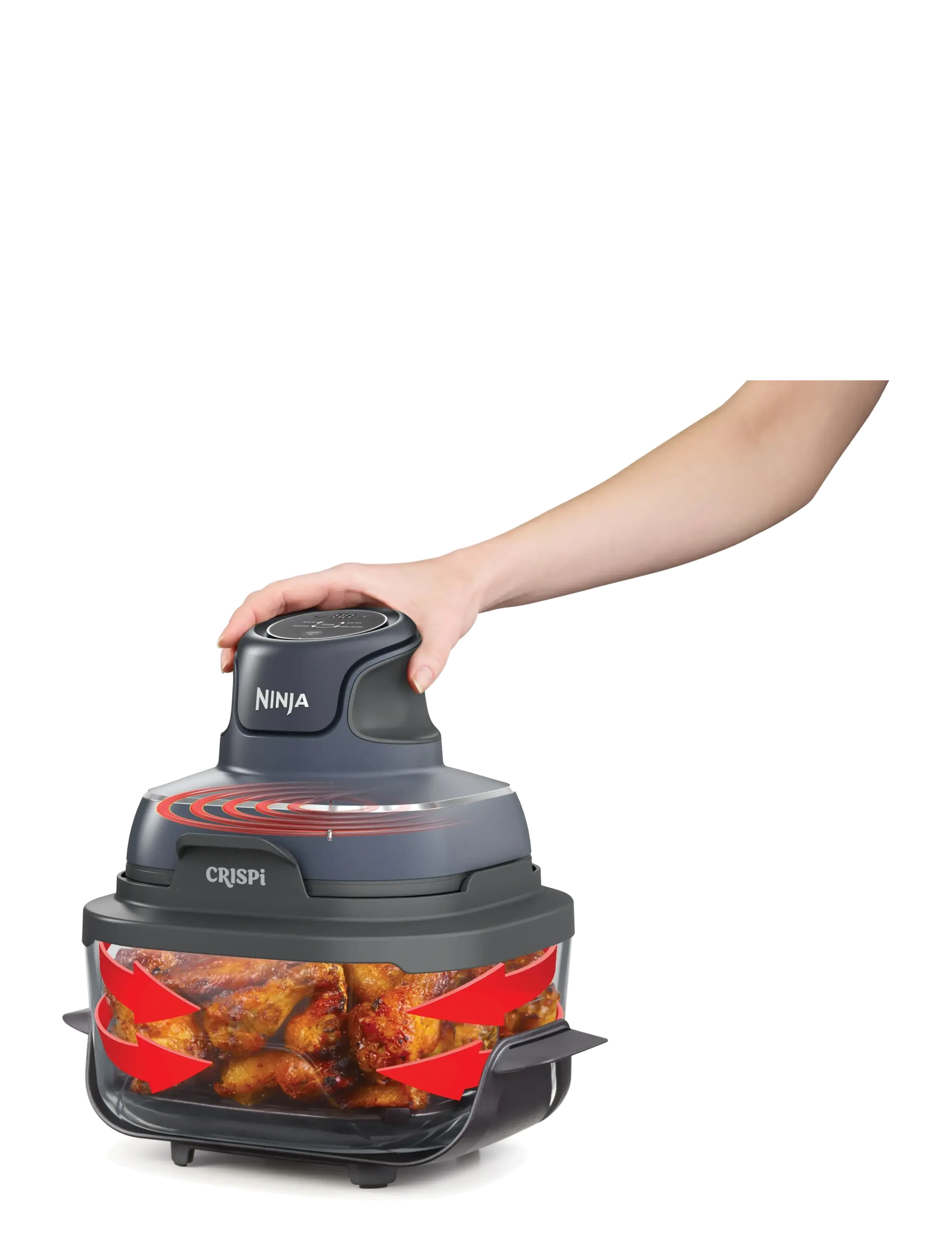 Ninja - Ninja Crispi Air Fryer – Cyber Space - airfryers - grey - 5